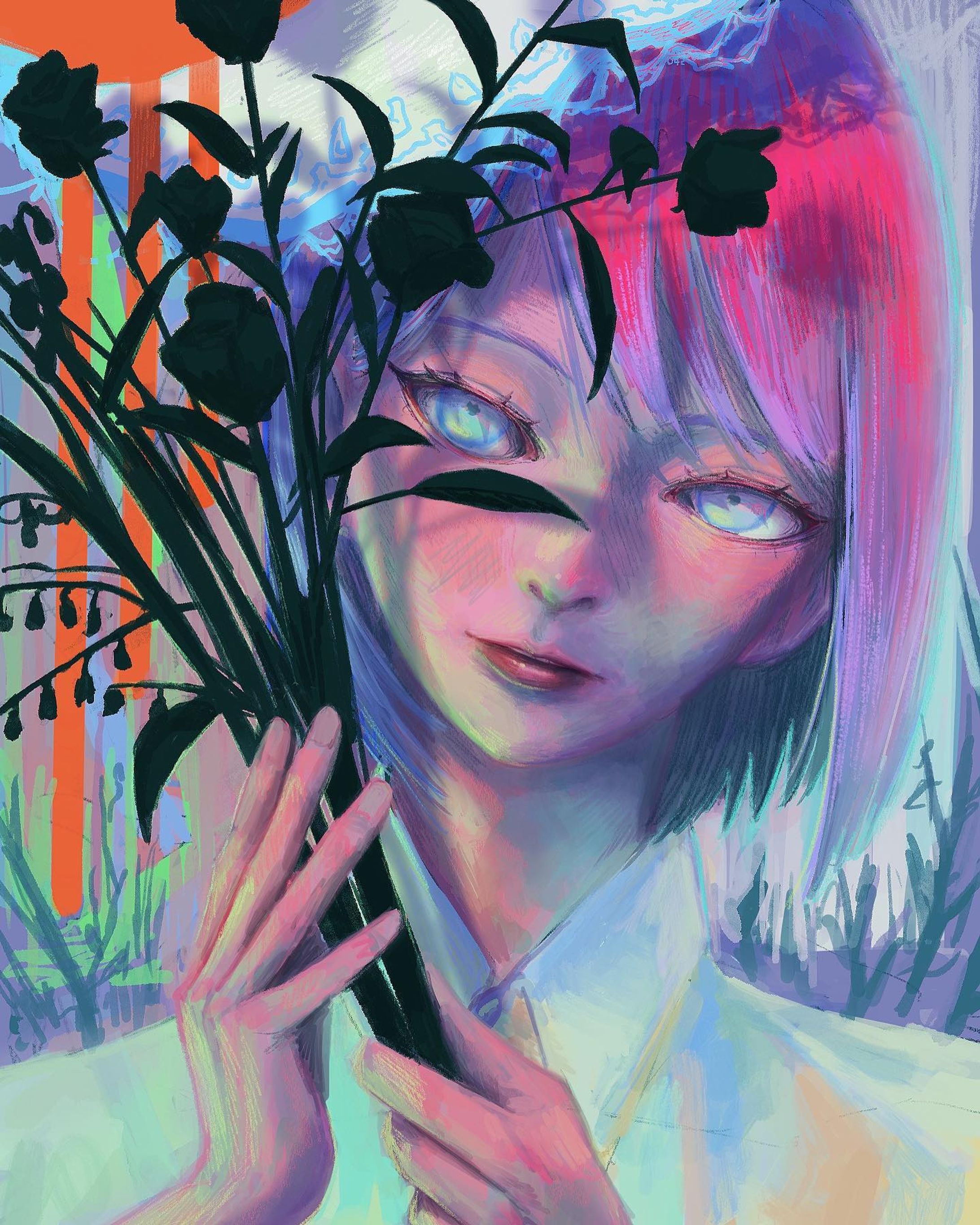 #イラスト #illustration #art #artwork #イラストグラム #flower-1
