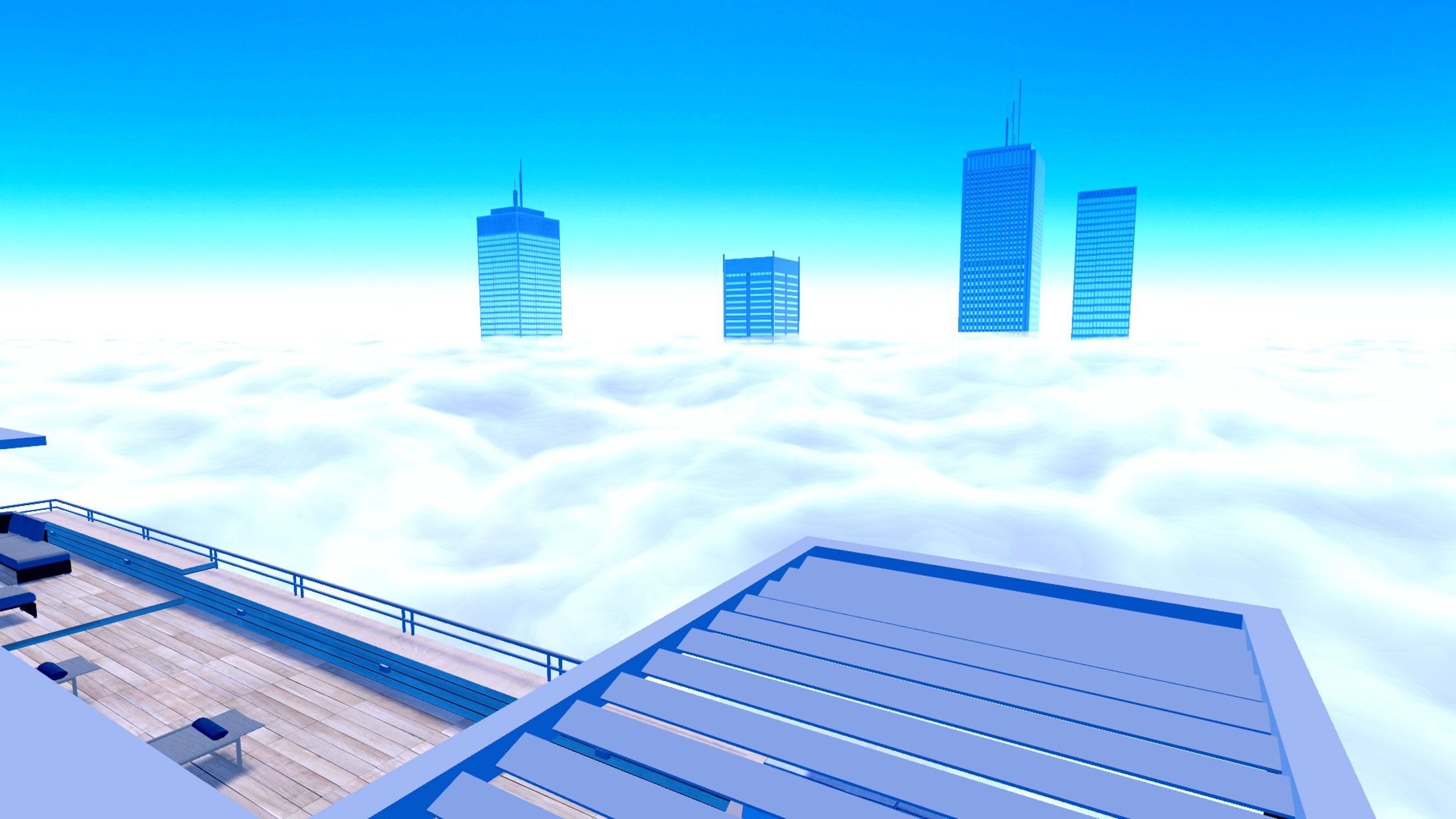 [VRChatワールド] Top of The Sky-1