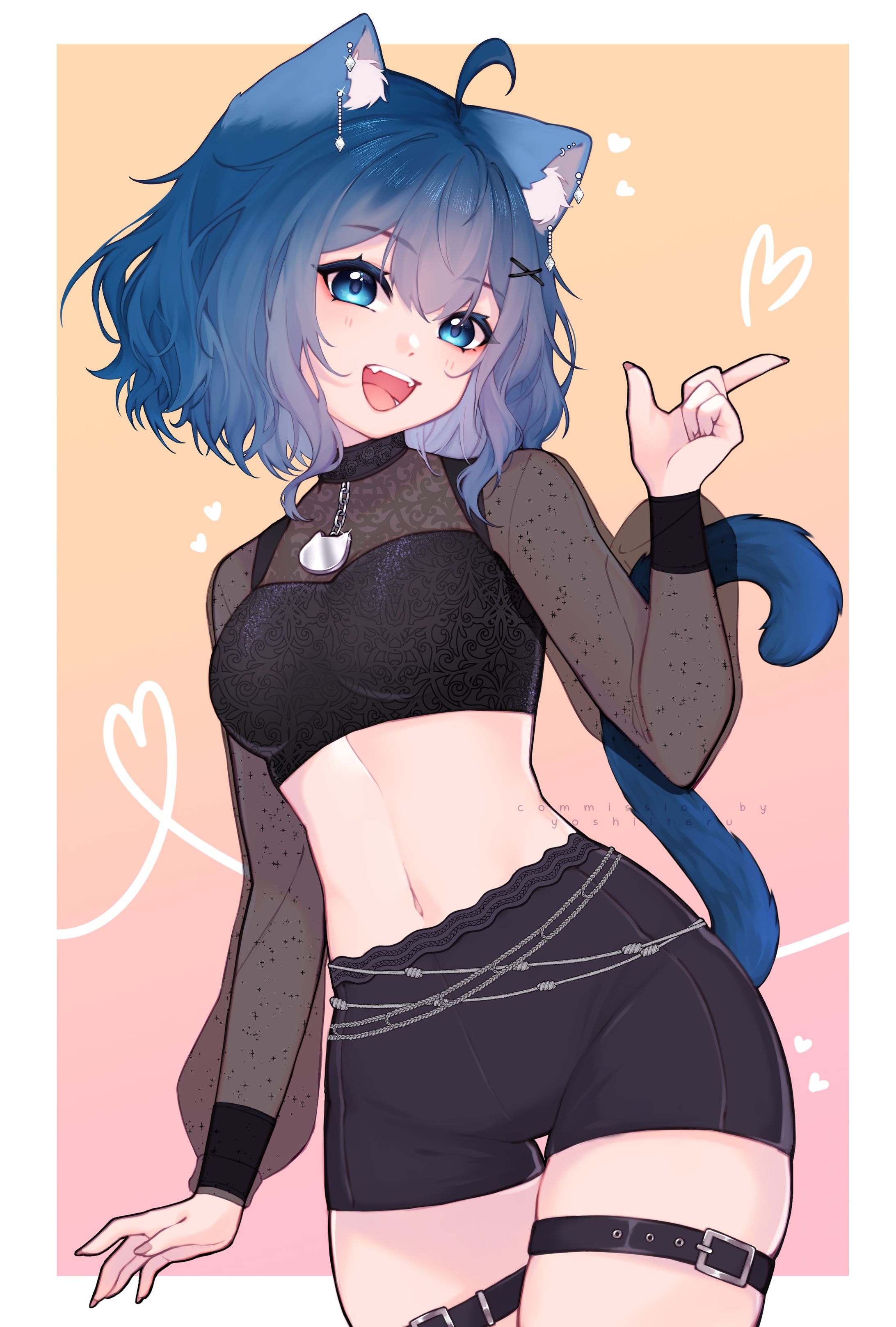 Illustration commission for TsunamiCatVT-1