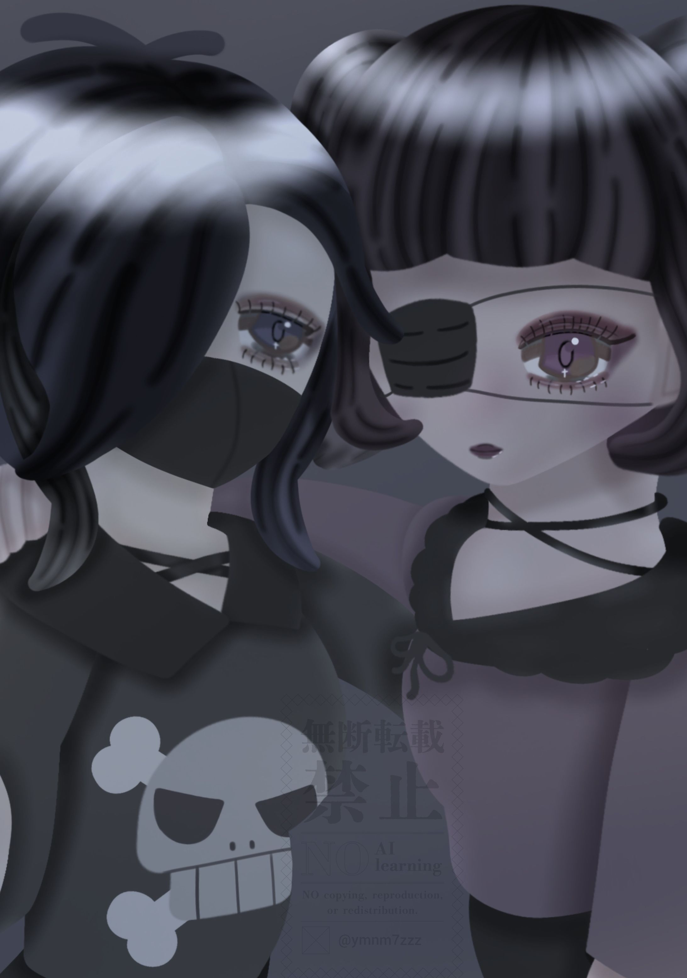 ☠️🩷-1
