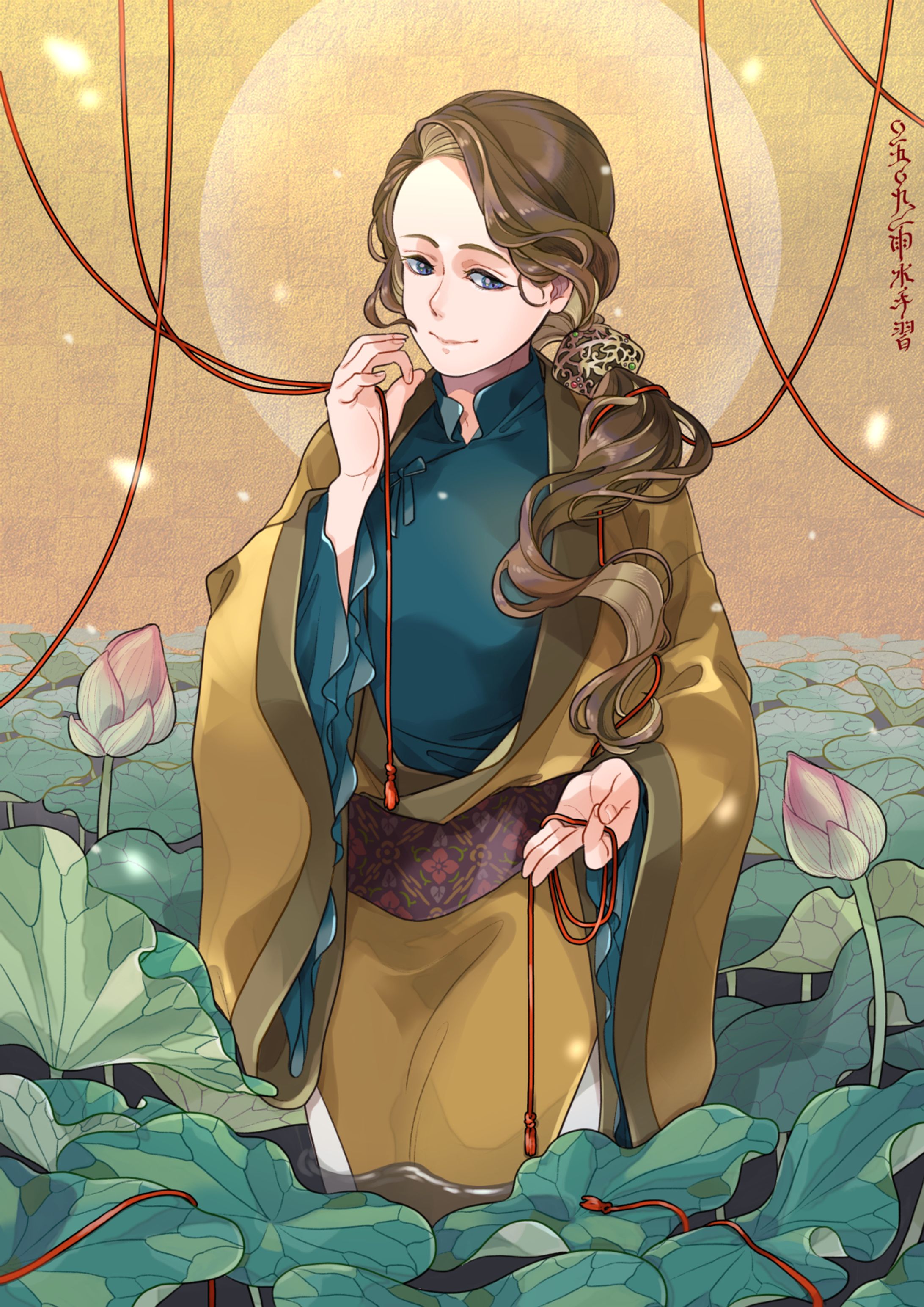 泥中に咲く蓮の花-1