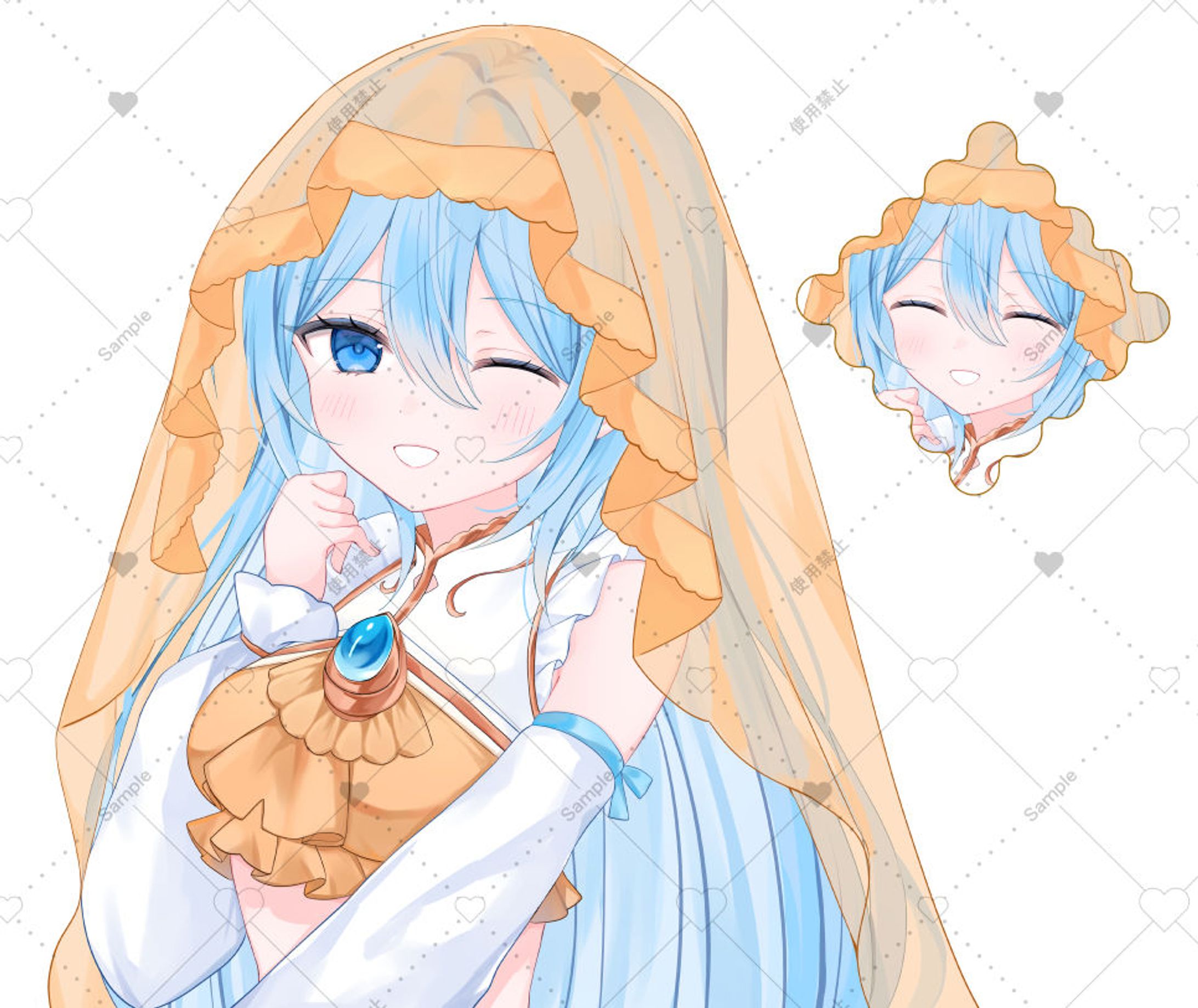 ミリ海月=L=ミリエル様ご依頼イラスト-1