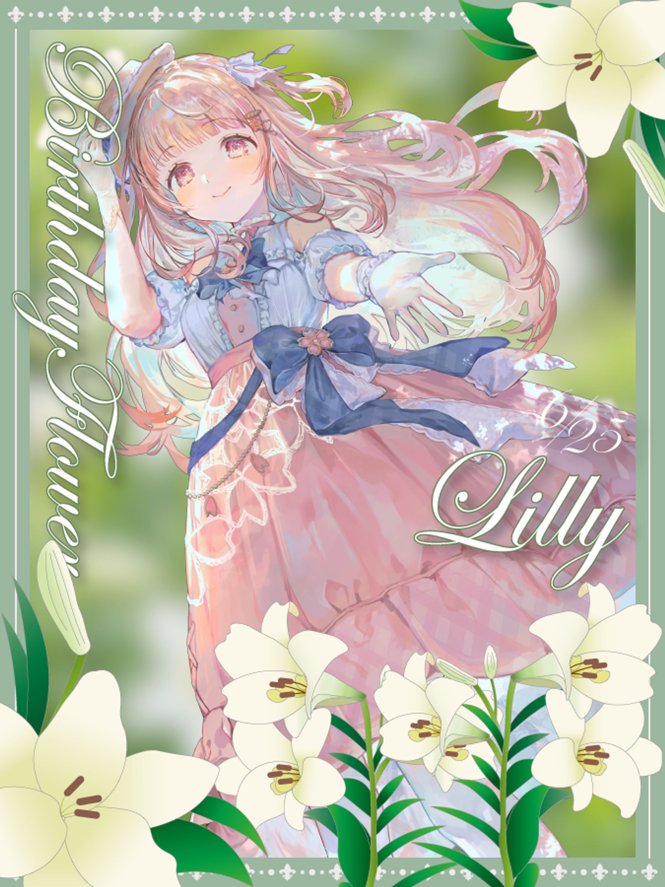 無料配布【6/25誕生花VTuber素材】-1