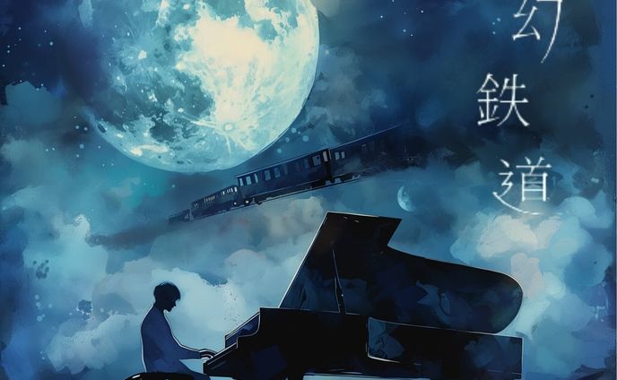 ピアニストの西村広文さんが演奏する「夢幻鉄道」のジャケット写真をイメージして作ってみました🌕
みんなでエンタメを楽しむ日を願って🙏

https://www.picture-book.jp/projects/concert

#夢幻鉄道