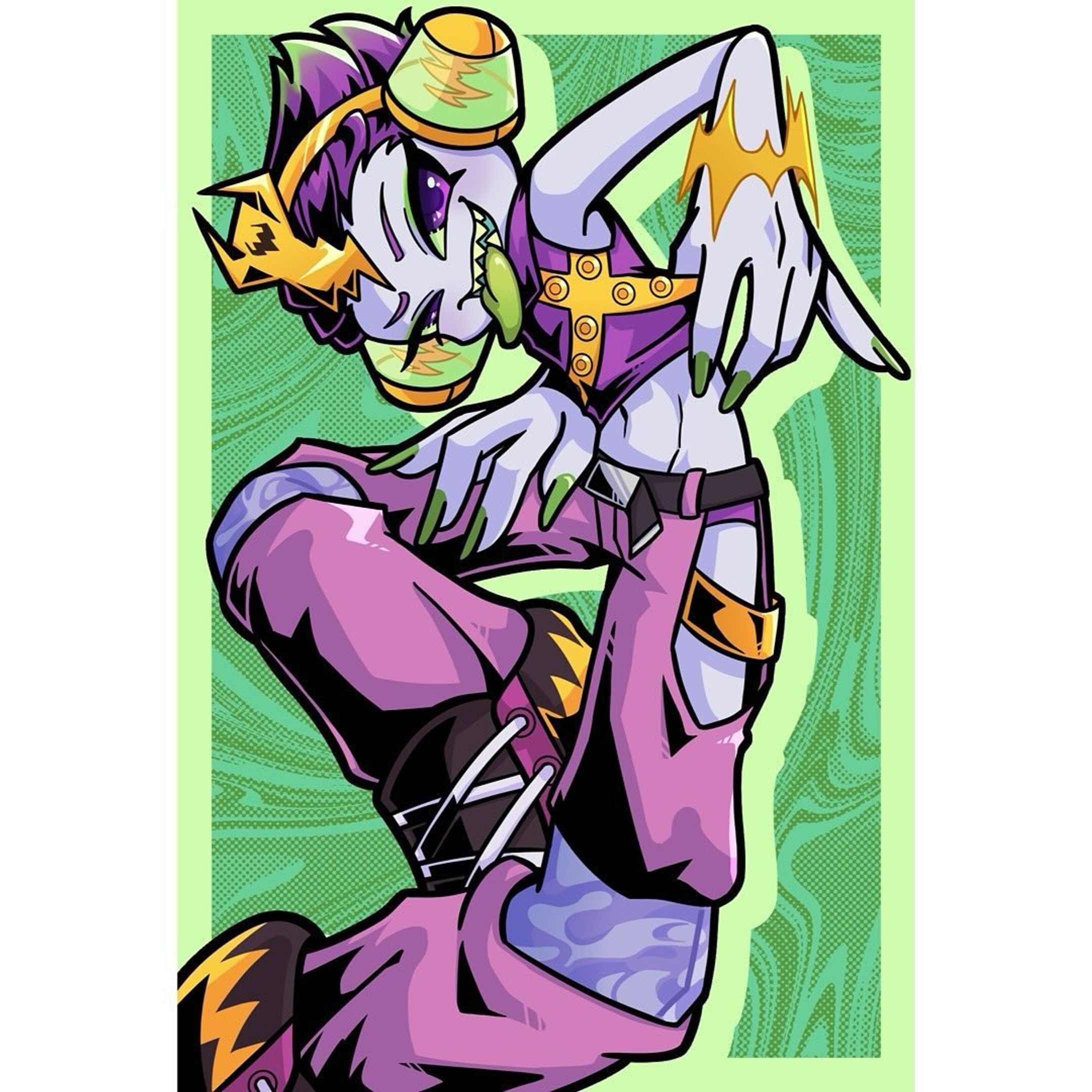 .
💚😈イタズラしちゃう？😈⚡️

#イラスト #オリジナル #デフォルメ#メディバンペイント
#originalcharcter #illustration-1