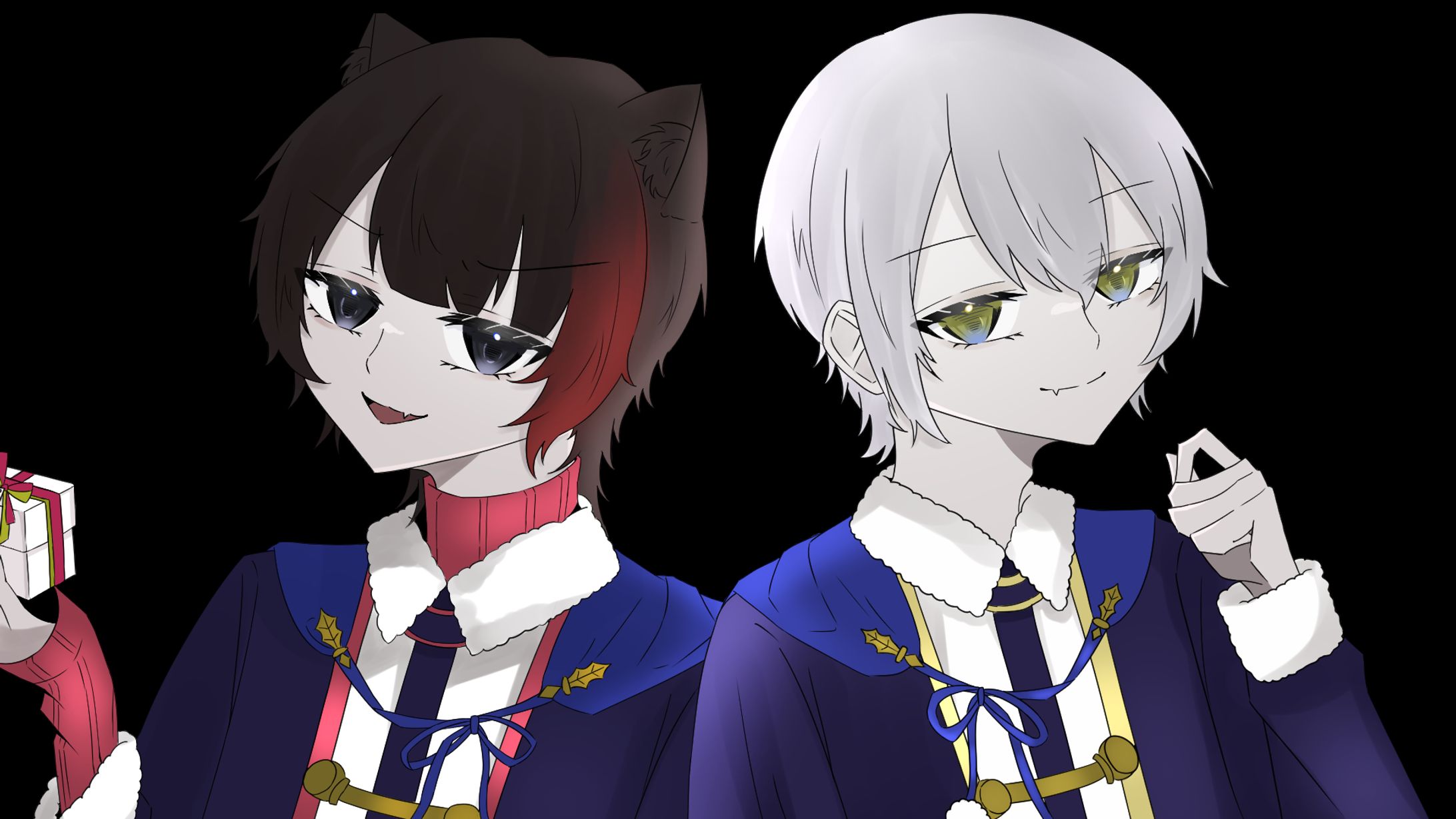 【ご依頼兼創作】ブラッククリスマス/歌ってみたMV用-1