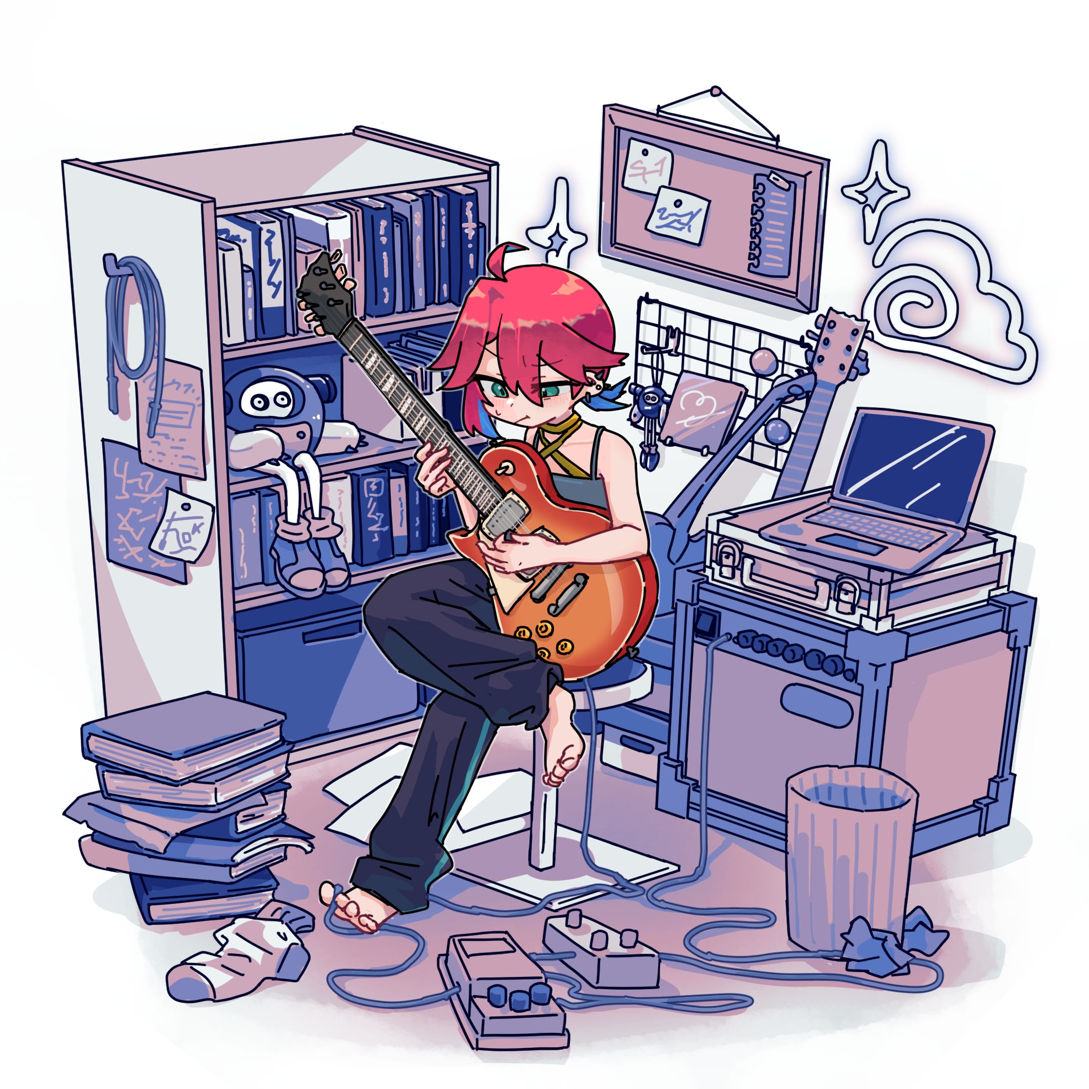 自主制作イラスト「cube」-1