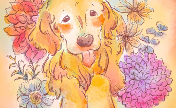 ペット似顔絵