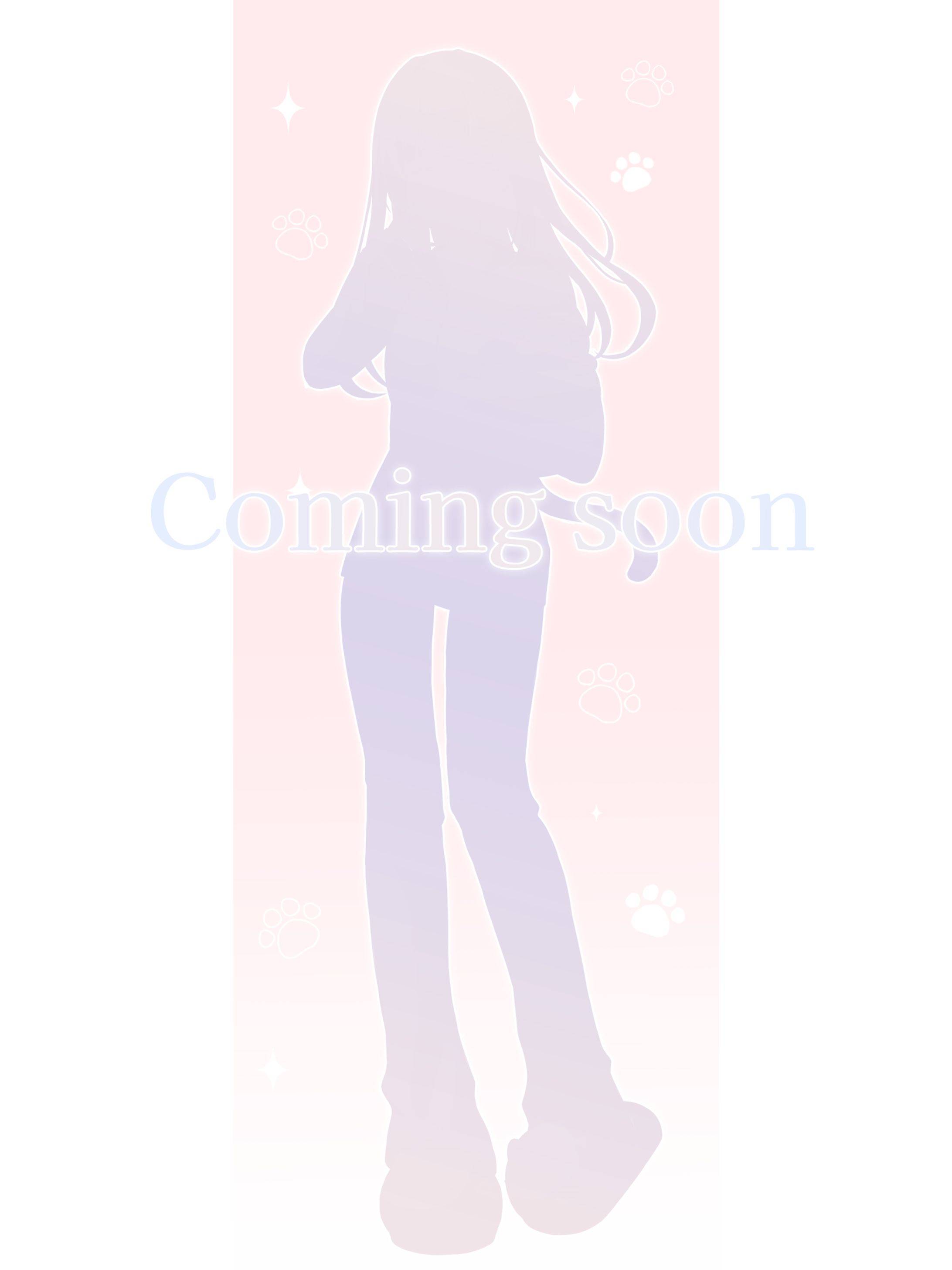 〖works〗VTuber／猫眠メア様 〖キービジュアルシルエット告知用画像制作〗-1