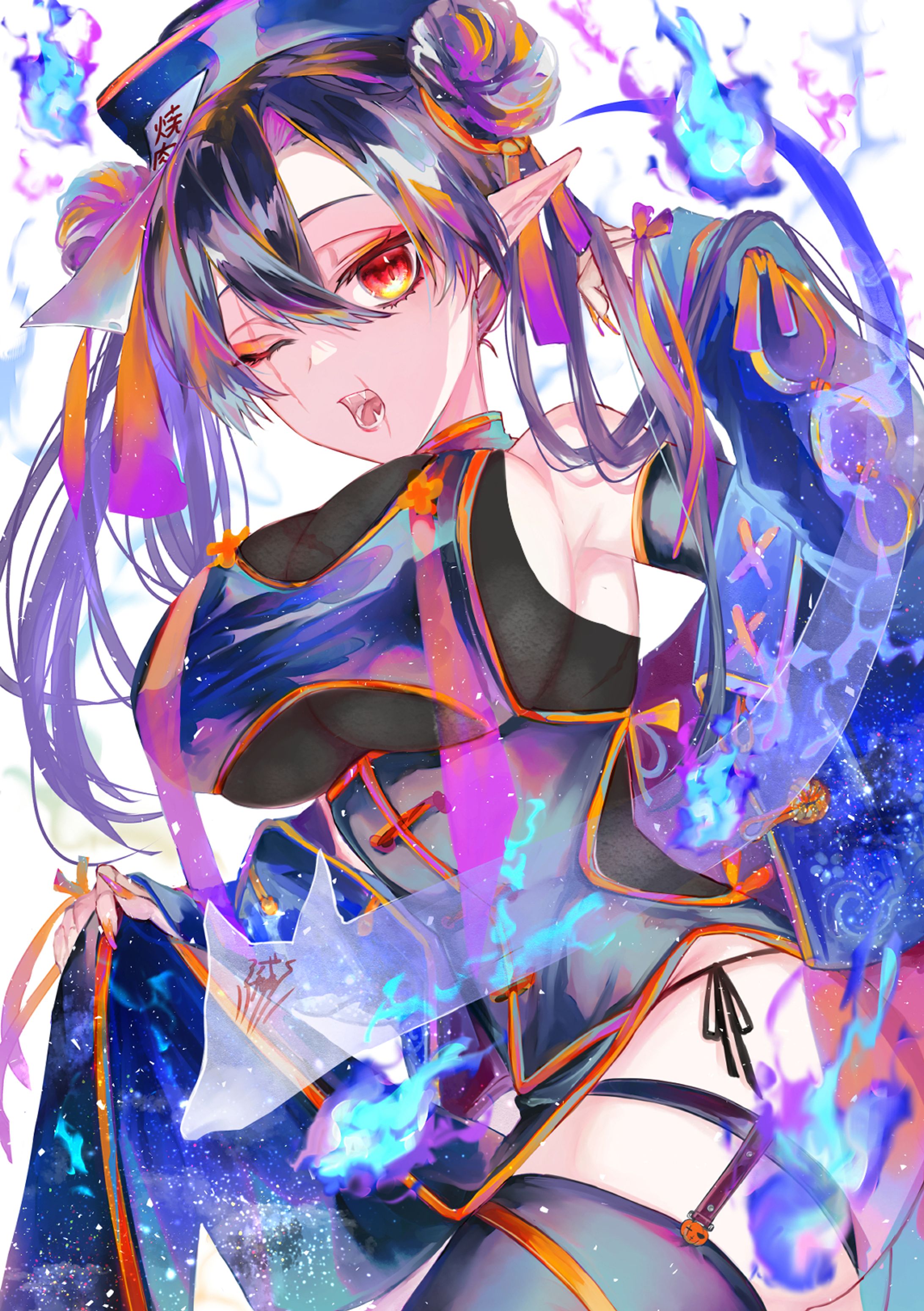 女性キャラの絵-1