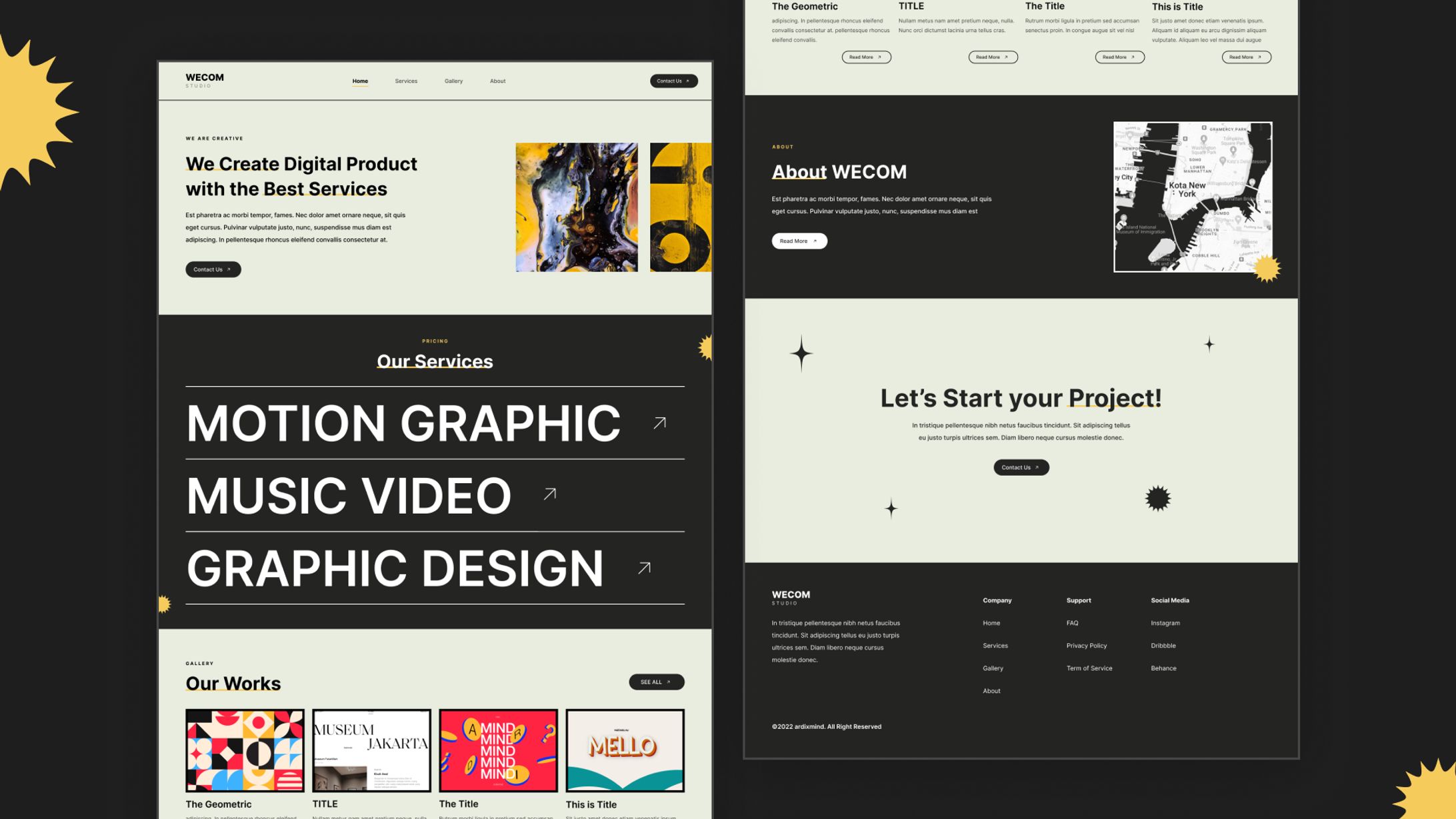 WECOM - Web Landing Page [Personal Project]-1