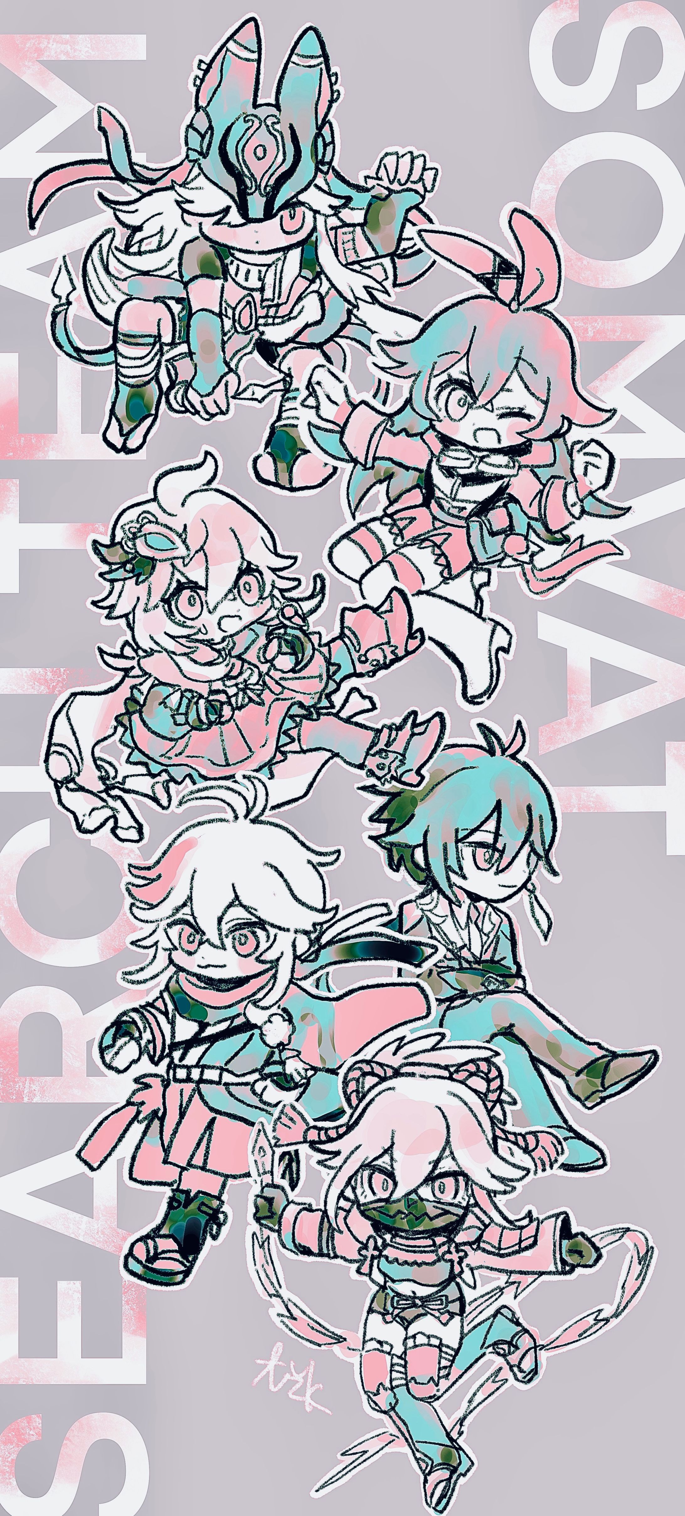 そむワット探索班 [genshin impact fanart] -1