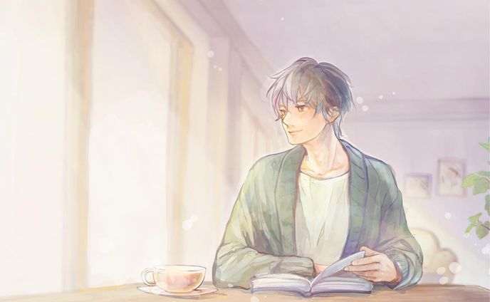デジタルイラスト、boy