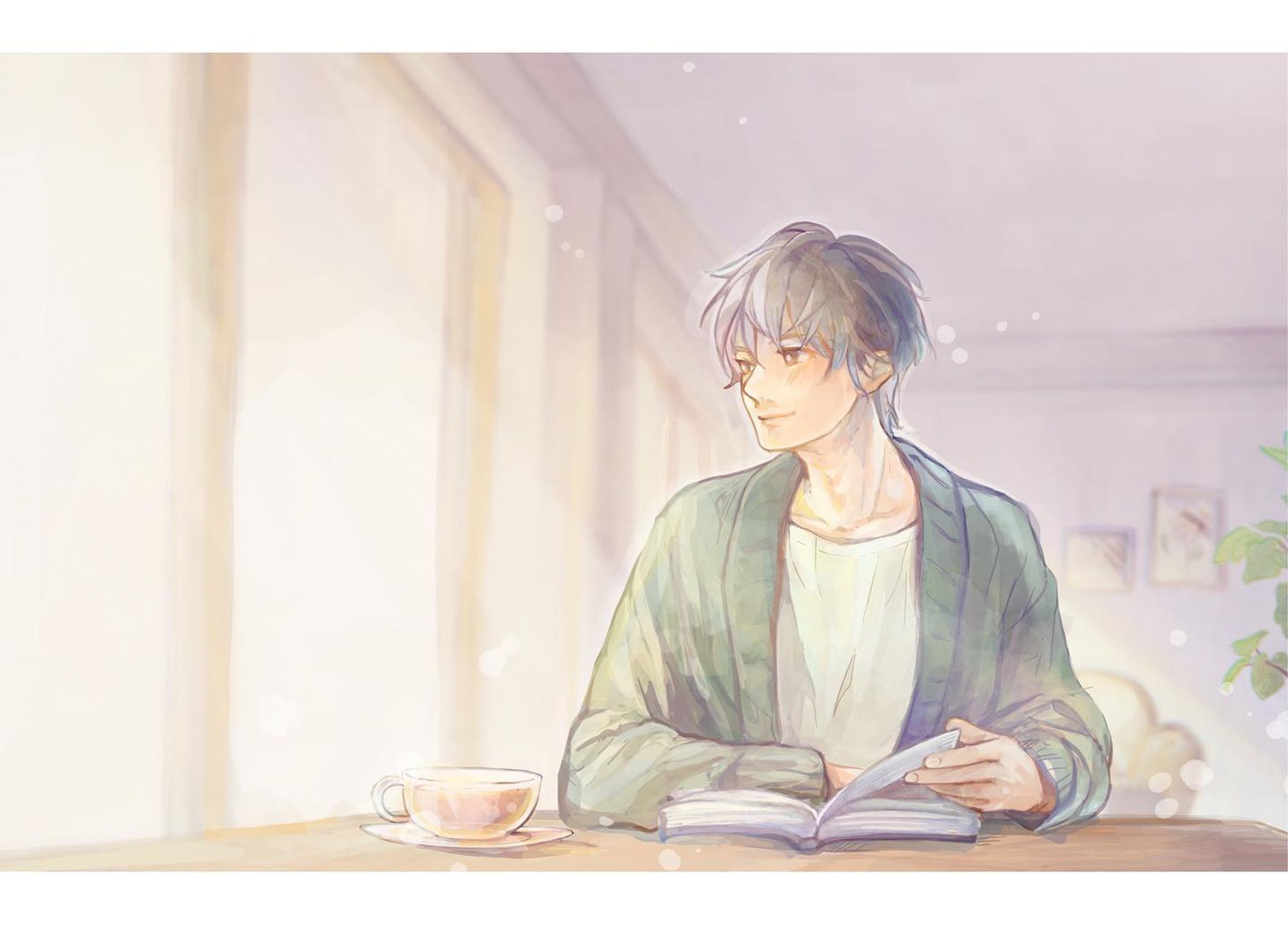 .
 
 
Afternoon____ 

 
 
 
 

#illustration #illustgram #イラスト #illust #絵 #デジタルアート #art #その瞬間に物語を  #創作 #オリジナルイラスト  #淡い色合いが好き  #夕日　#カフェ　#光 #期待 #笑顔 #優しい　#ホッとする瞬間　#今この瞬間　#afternoon #午後　#読書　#本　#
#Procreate #boy-1