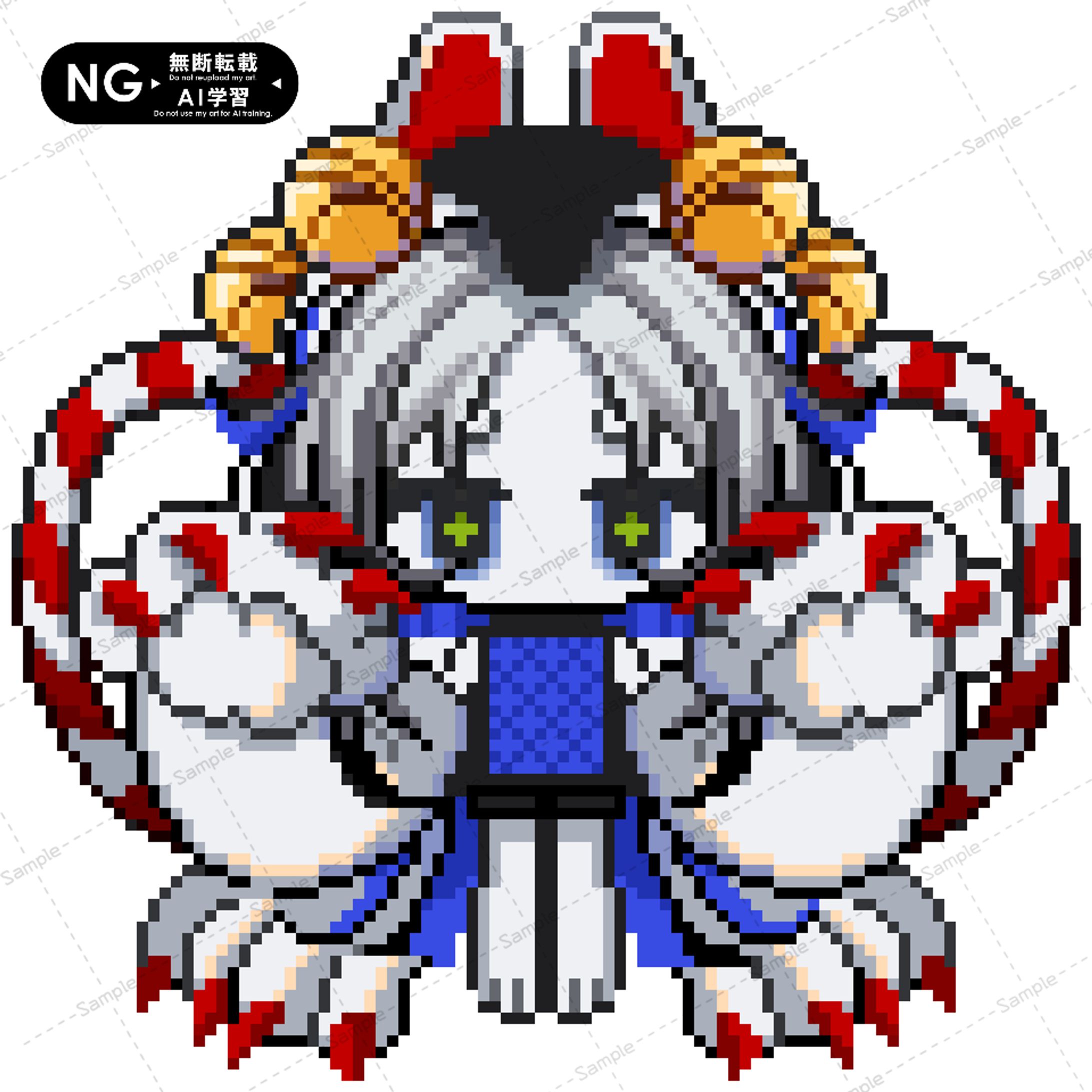 デフォルメイラスト（ドット絵）-1