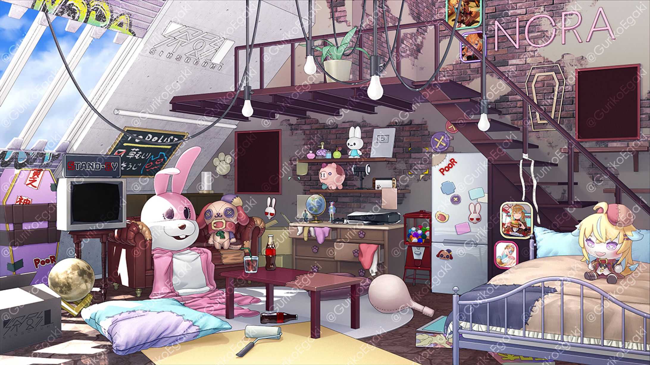 深層組・従井ノラさんのお部屋-1