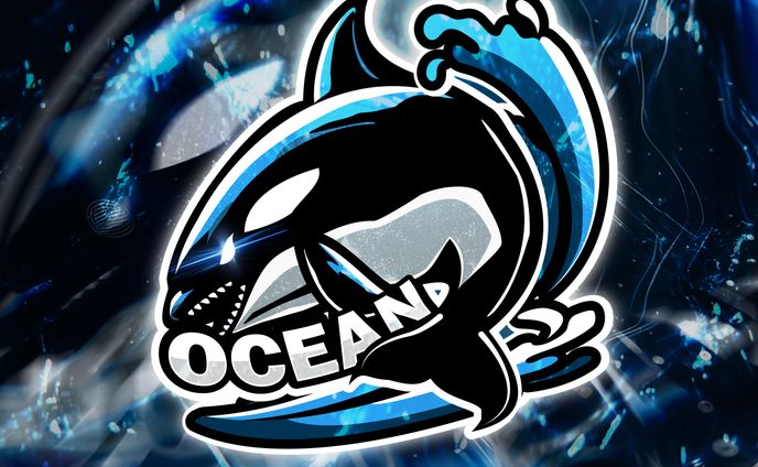 【 マスコットロゴ 】OCEAN ver.2