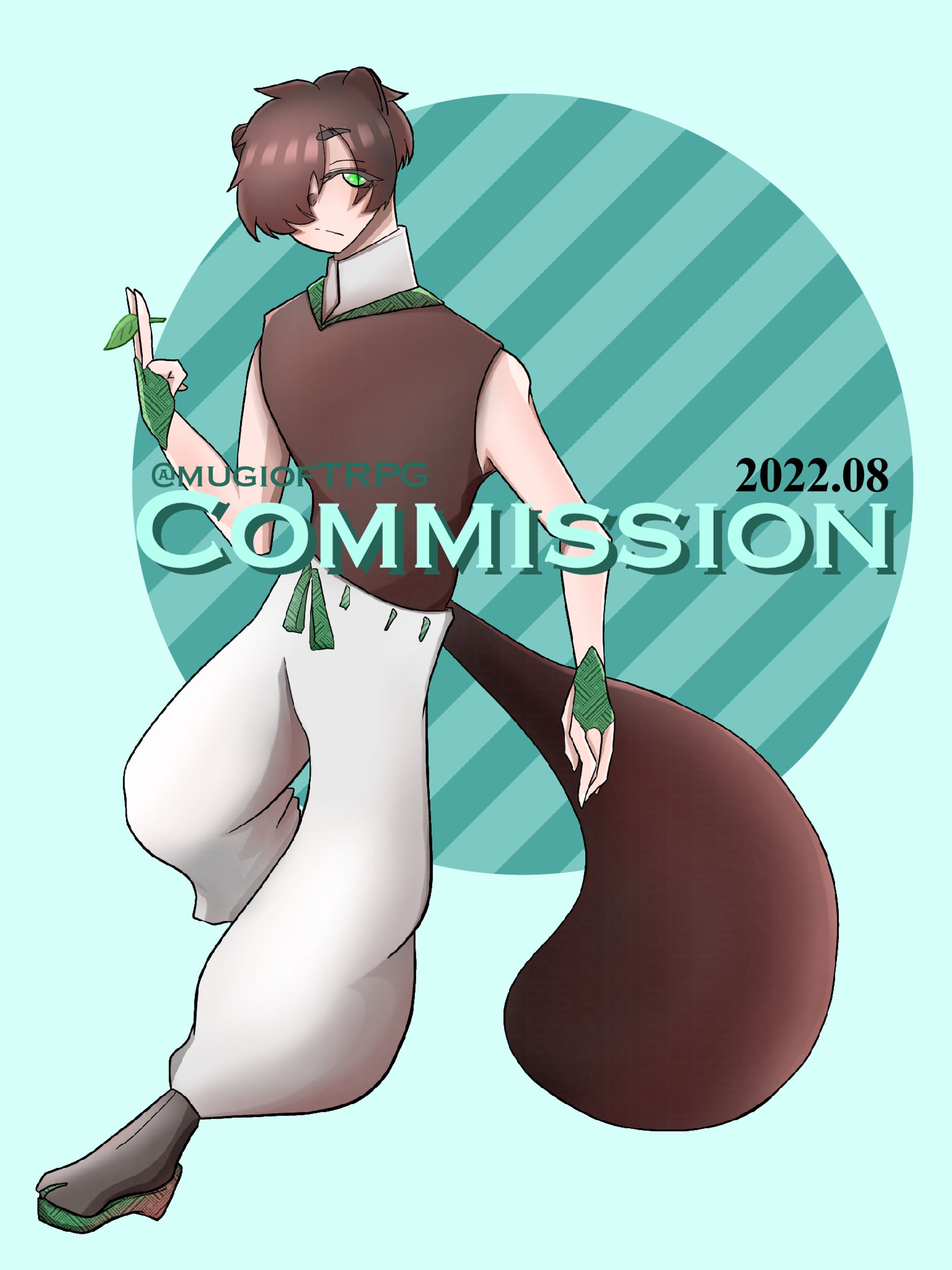 2022.08　狸の獣人の男-1