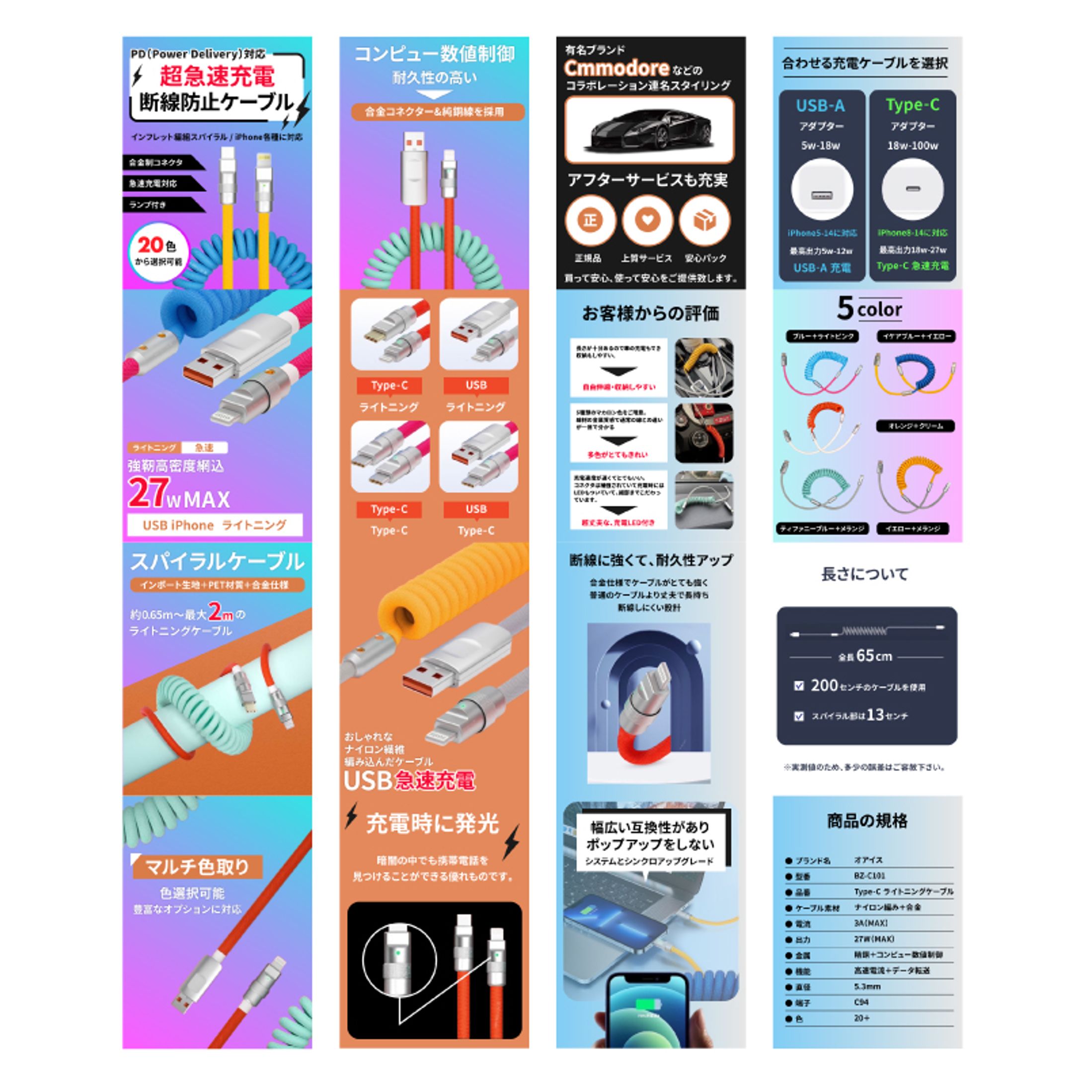 【📱ガジェット】ECサイト画像LP制作-1