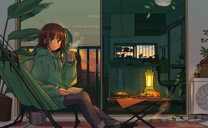 週末のベランピング