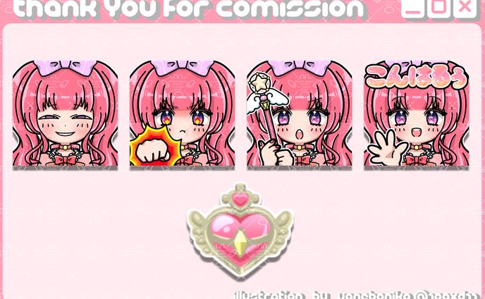 魔法少女はるき様スタンプ&チャンネルポイント