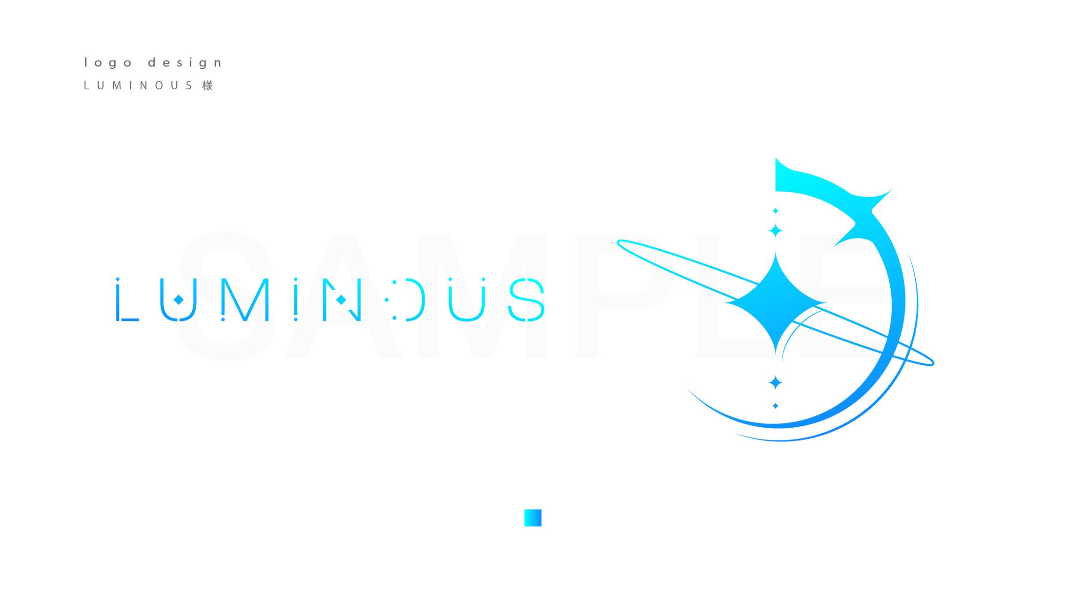 LUMINOUS様　ネーム＆シンボルロゴデザイン-1