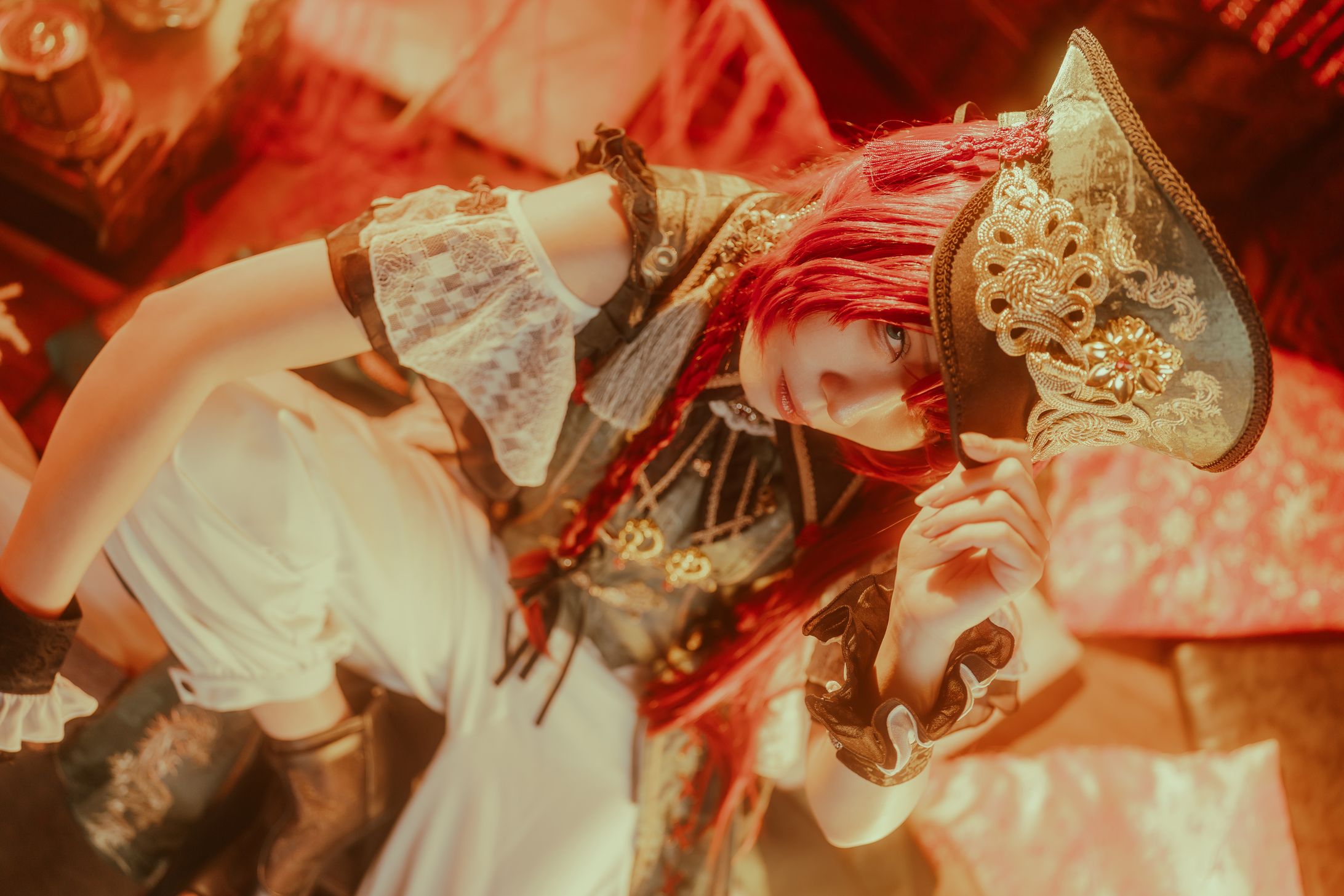 コスプレ　東方project「紅美鈴」赤光-1