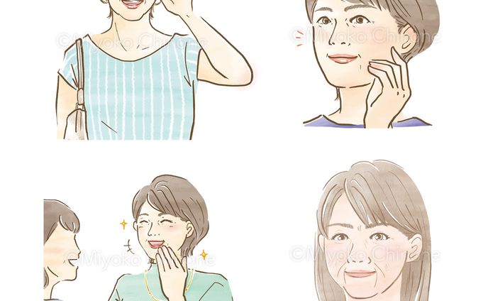 株式会社ハルメク様　「ハルメクおしゃれ」2024年5月号　挿絵
