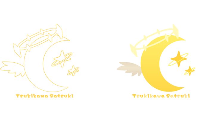 月河咲月様：シンボルロゴ