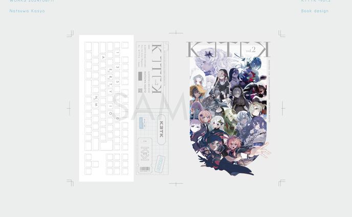 合同誌「KTTTK vol.２」装丁デザイン