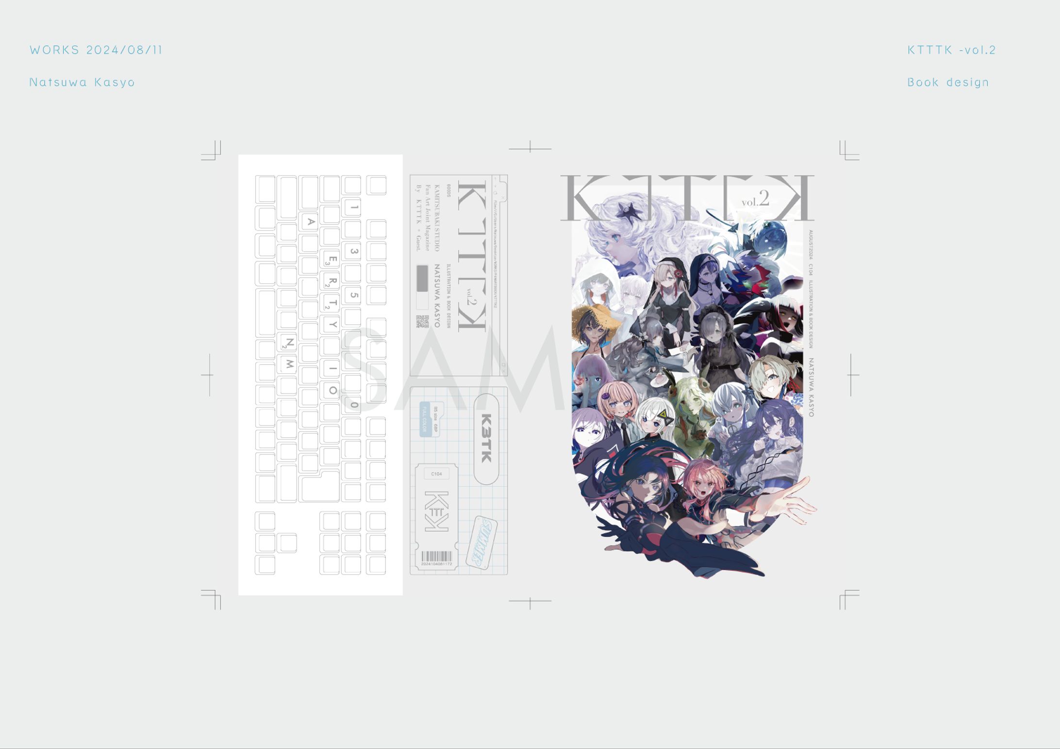 合同誌「KTTTK vol.２」装丁デザイン-1
