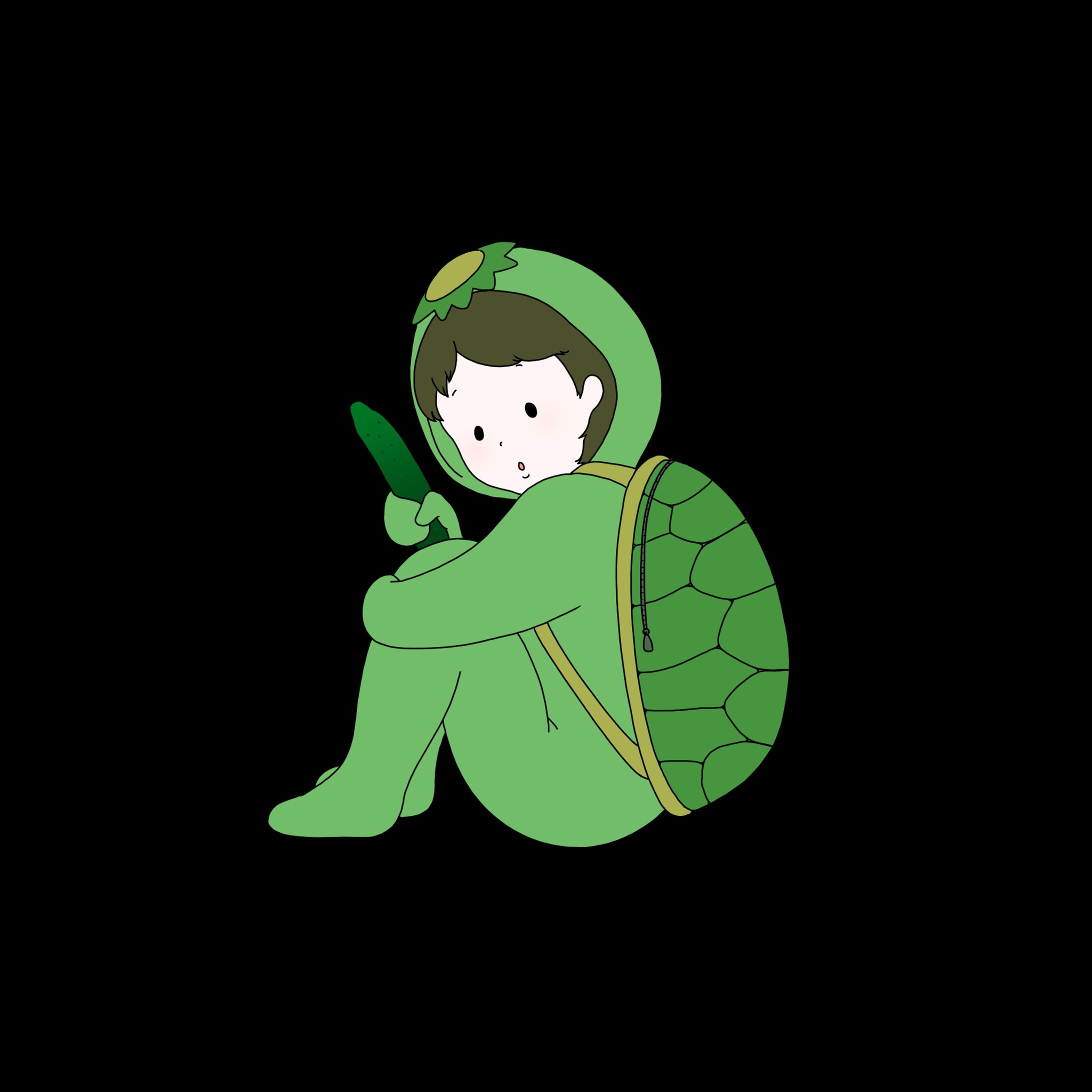 【イラスト】緑-1