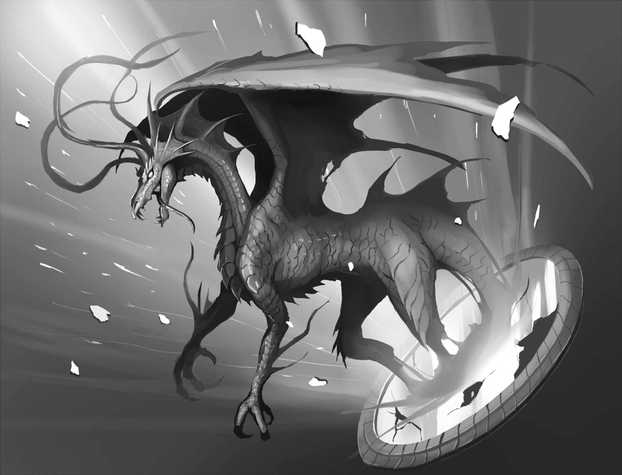 「すばる舎様：モンスター図鑑」ジャバウォック-1