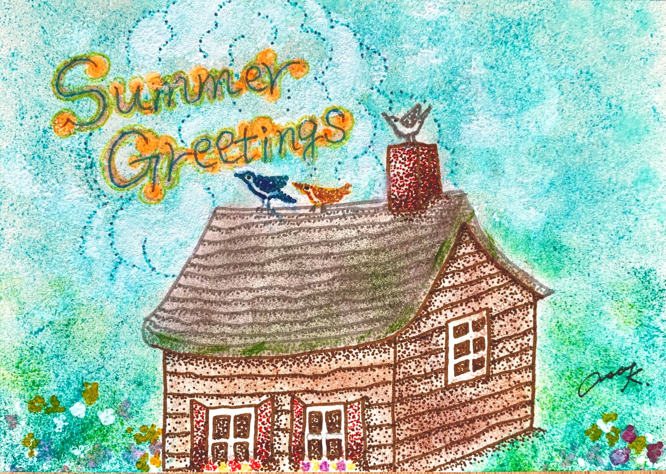 Summer Greetings (キラキラ鳥)-1