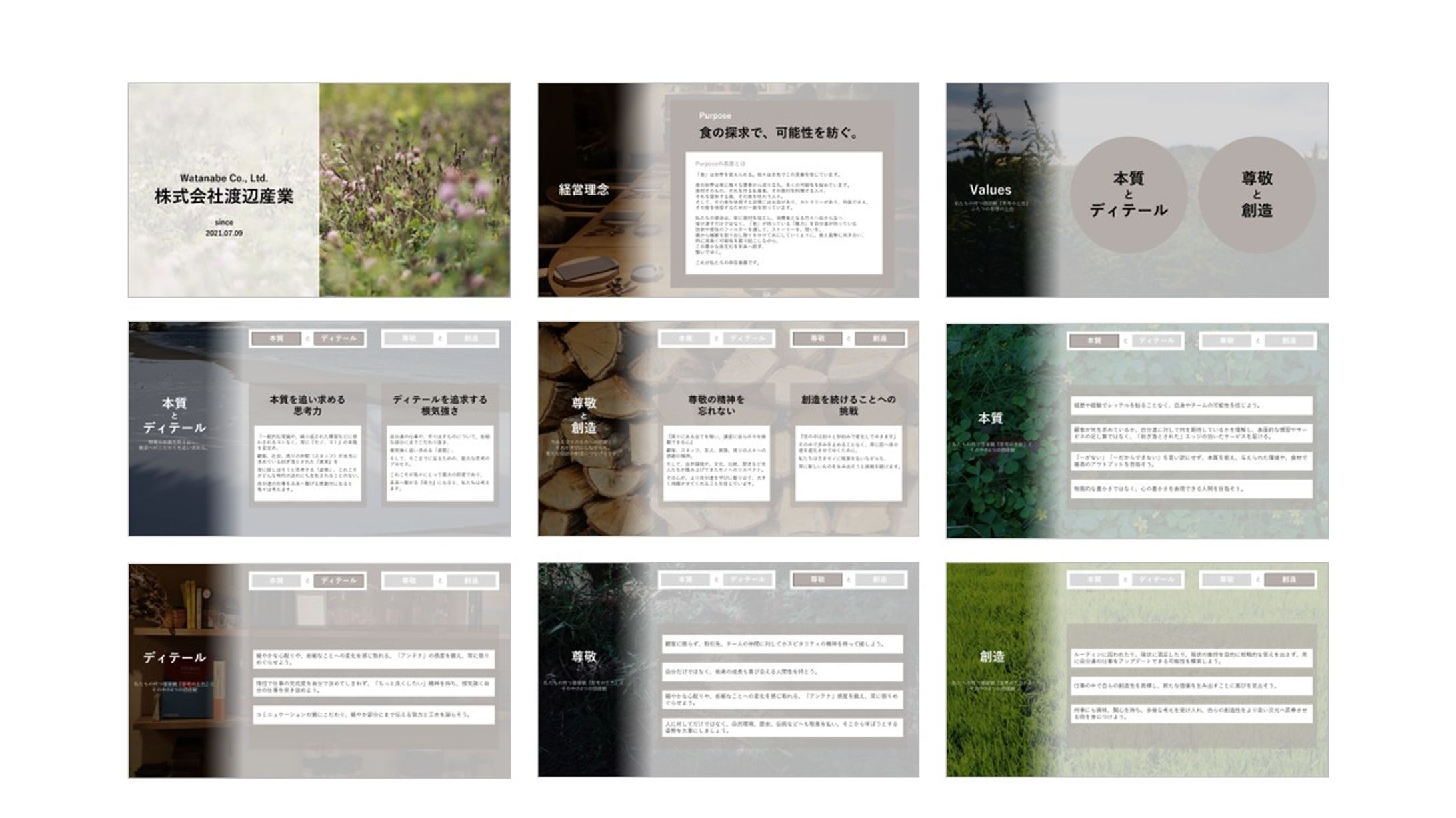 飲食店 社内営業資料 PowerPoint-1