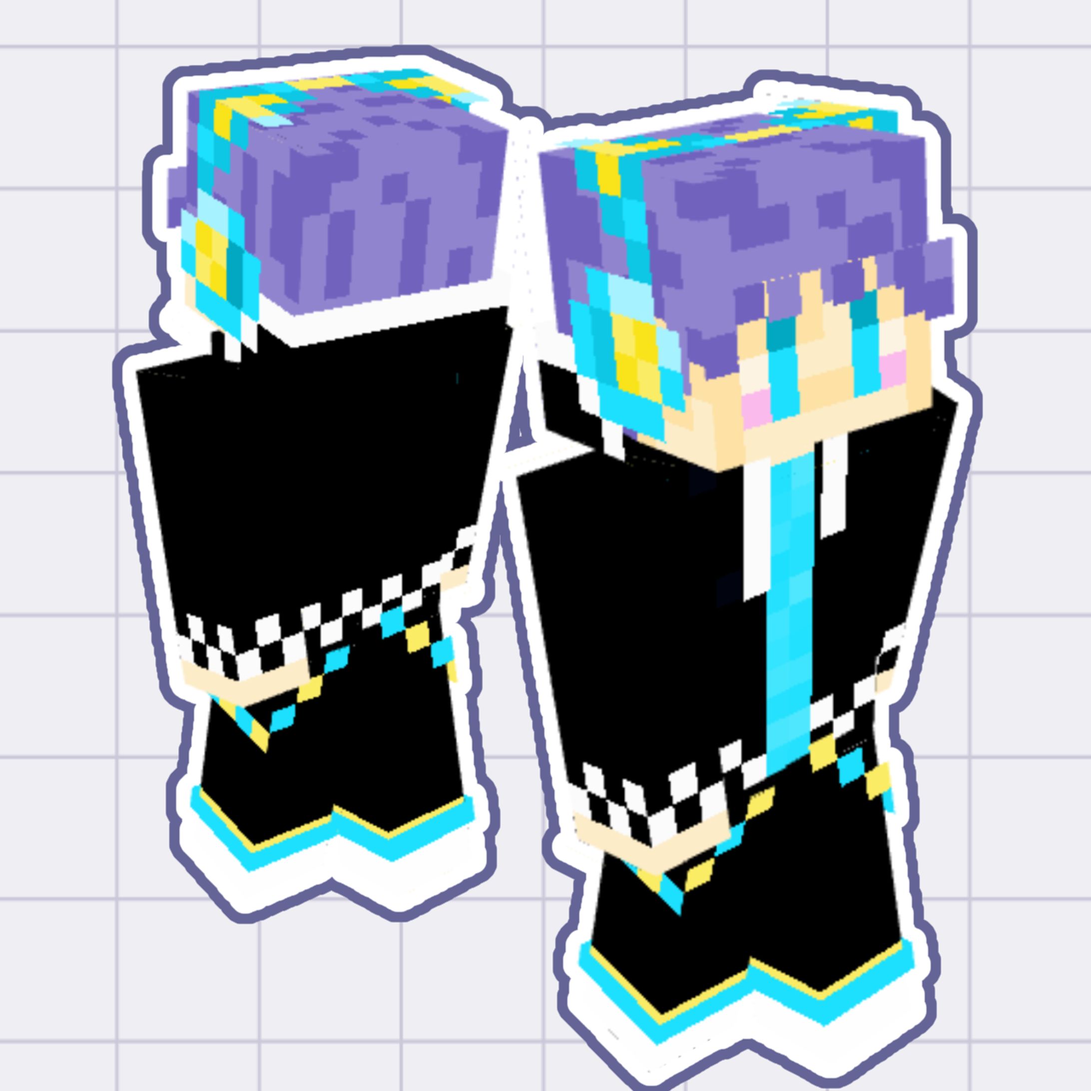 マイクラスキン季節ごとの差分紹介-1