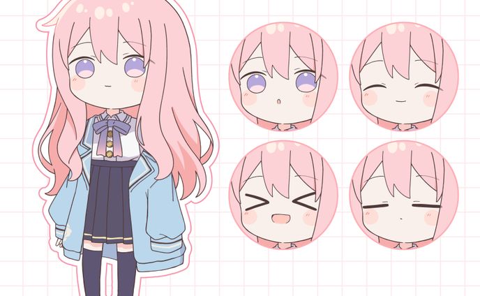 夜宮ゆめは SDキャラ 表情5種