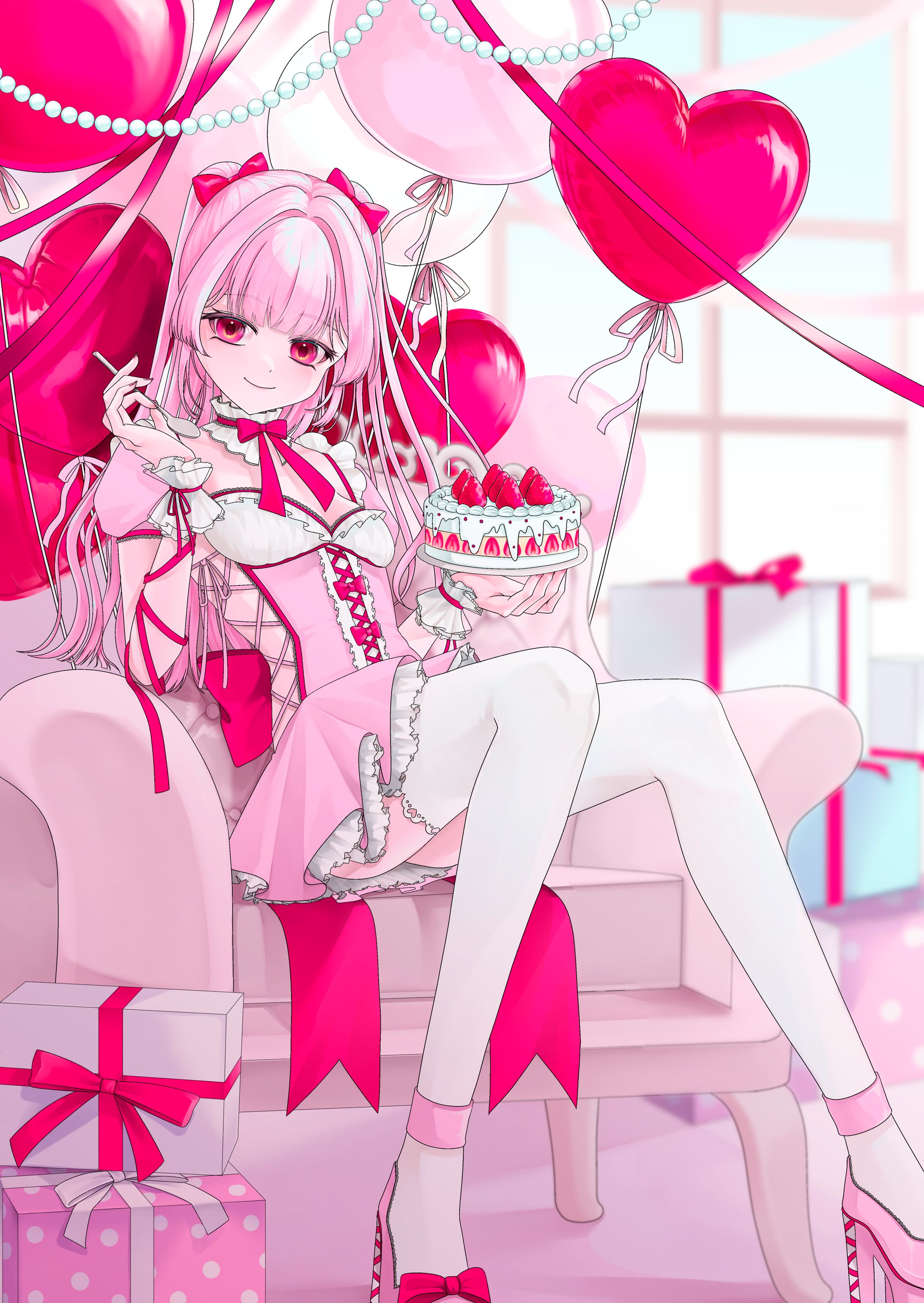 誕生日1枚絵イラスト-1