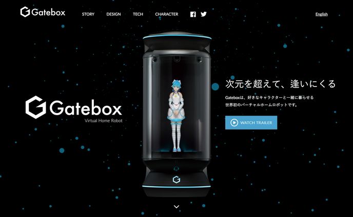 Gatebox website