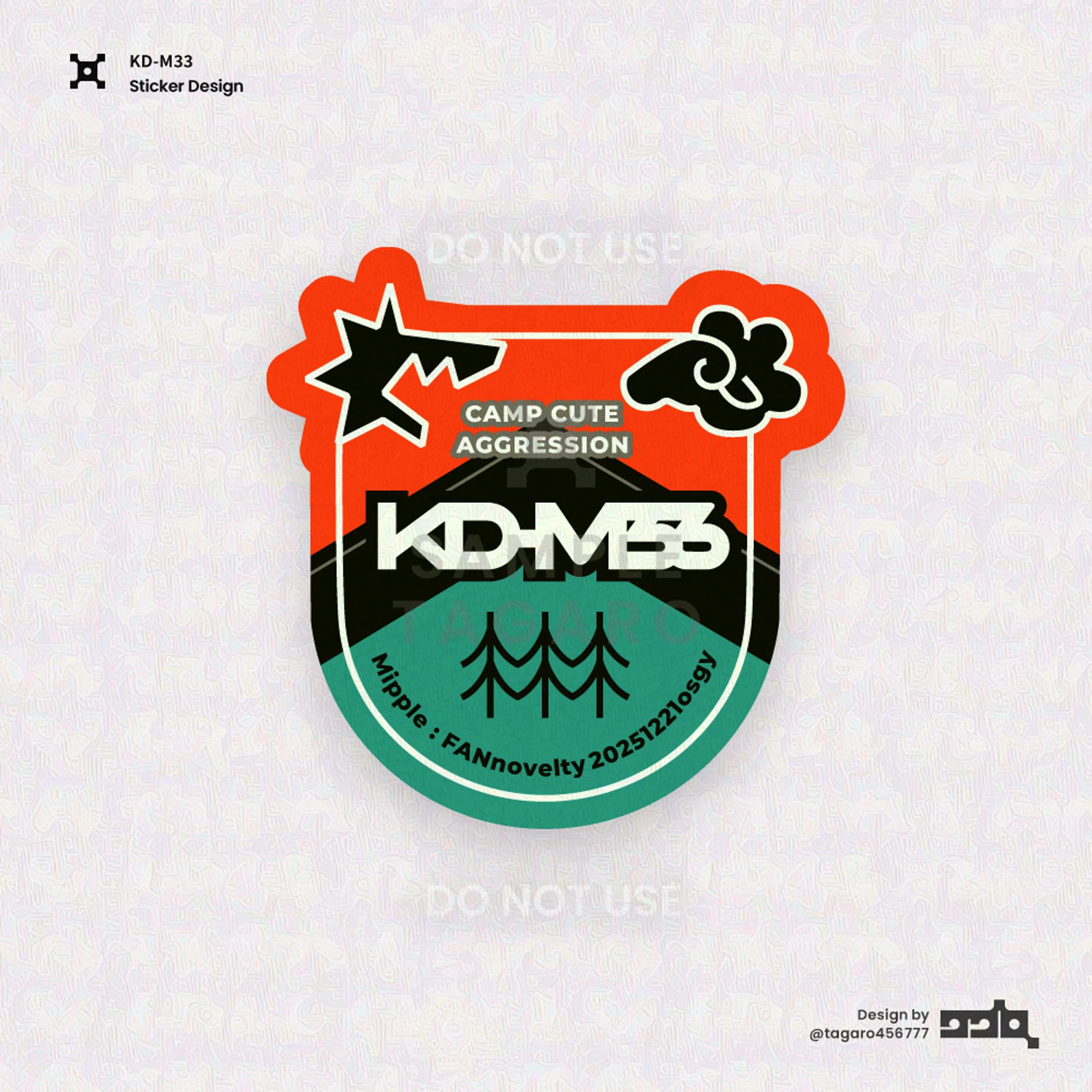 KD-M33│ステッカーデザイン-1