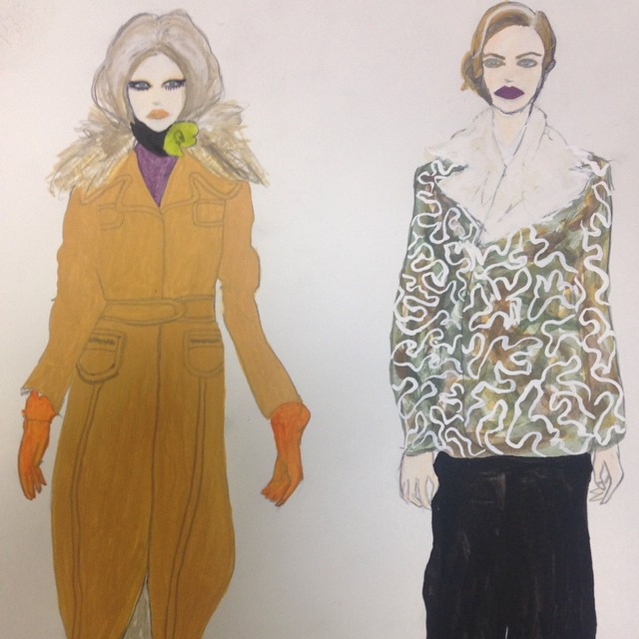 #maisonmargiela #juliendavid #margiela #fashion #paris #milano #ny #london #collection  #15fw #runway #vogue #elle #illustration #art  #women's #ginza #vikka  #tokyo #editorial #マルジェラ #ファッション #コレクション #elliekubota #fsellie-1