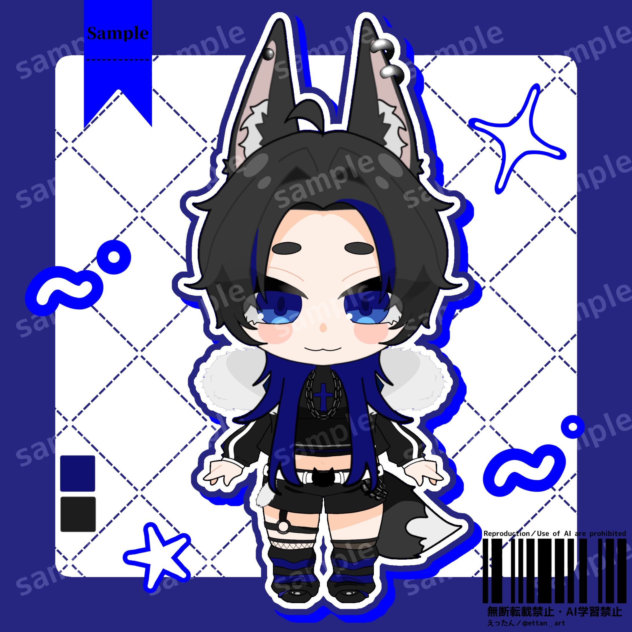 【デフォルメ】創作 キャラクターデザイン-1