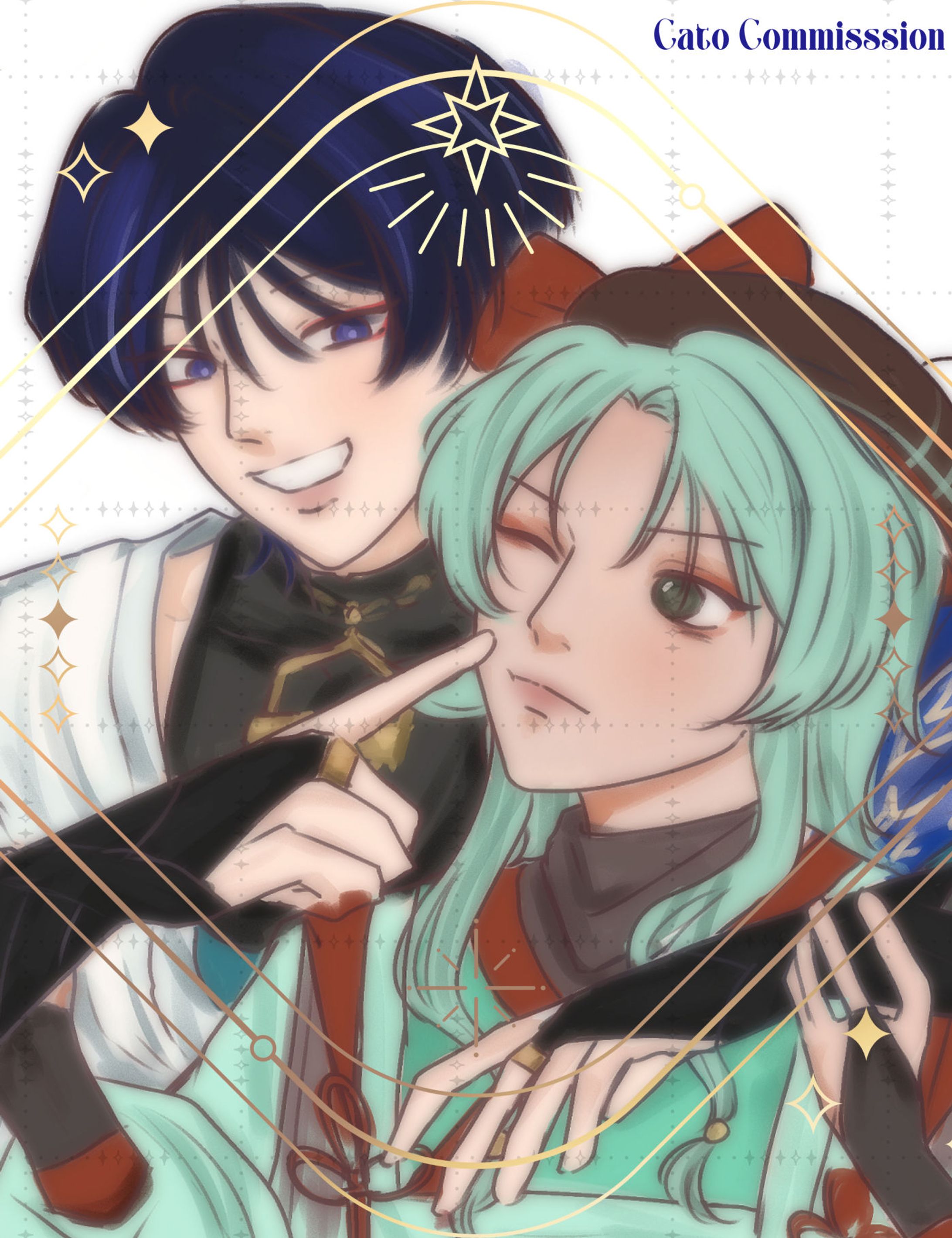 Colored sketch commission-1