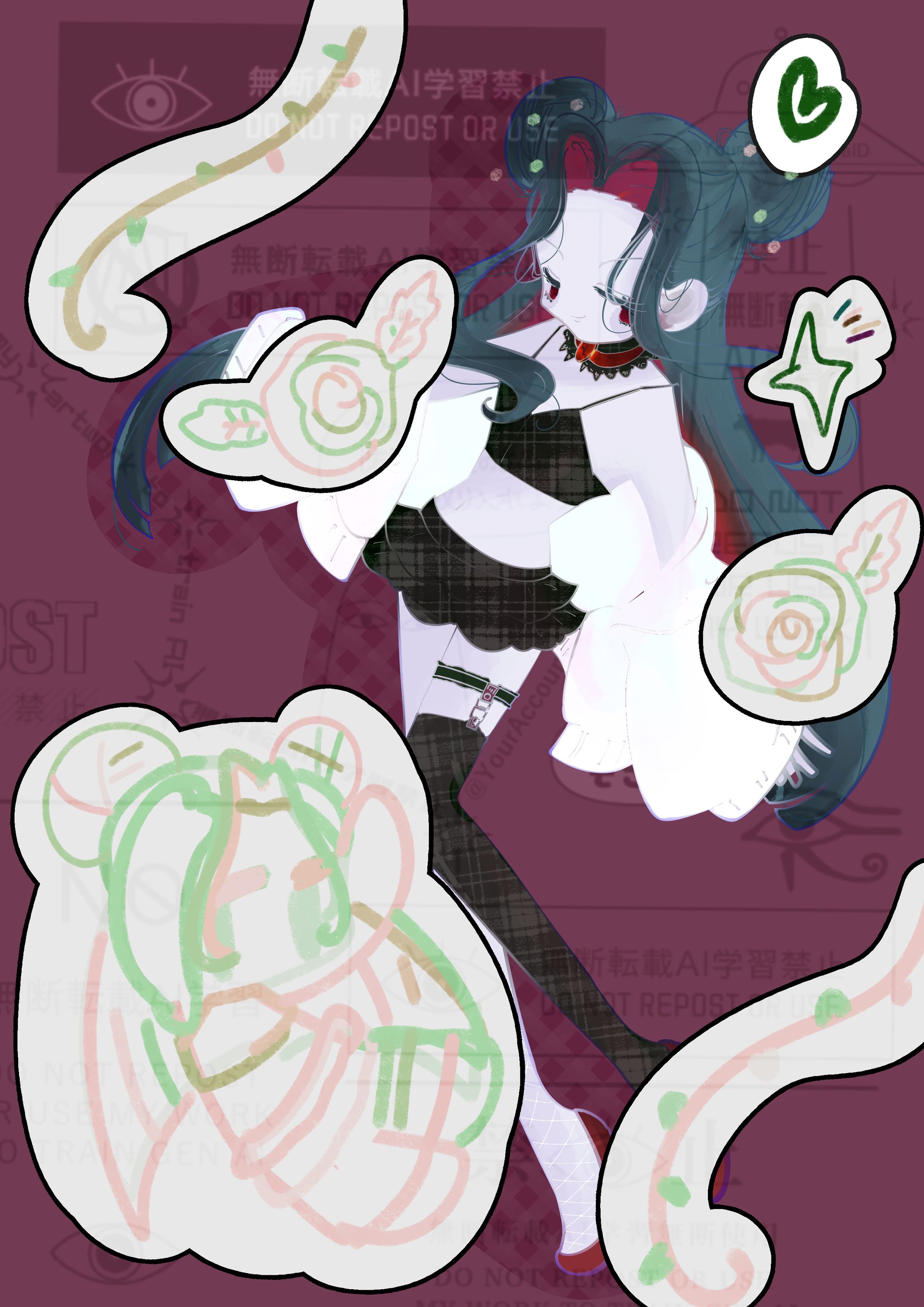 🥛　等身高めデフォルメ-1