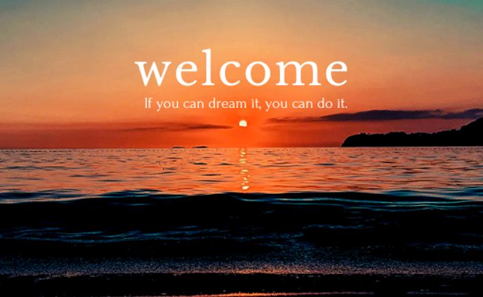 【Facebook Cover】Welcome