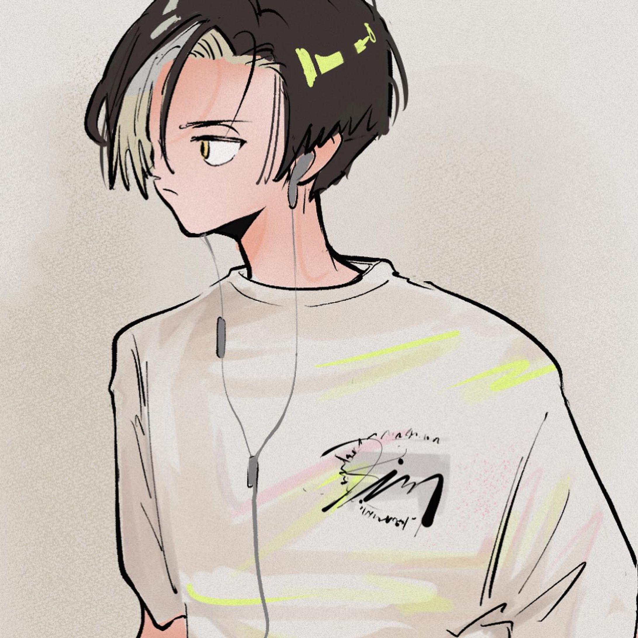 ▫️▫️▫️
コード描くの好き。
My new hairstyle?!
_
#来世は美少年になります  #トランクス描きすぎて拗らせた人
 #軽美術部 @keivi.jp 
#男の子  #fashion  #fashionillustration 
#oc #オリジナルイラスト  #オリジナルキャラクター  #創作  #創作イラスト #originalcharacter  #originalillustration 
#characterdesign  #characterillustration 
#創作 #創作イラスト
#イラスト  #illustration  #drawing  #お絵描き #sketch #トランクスヘアー-1
