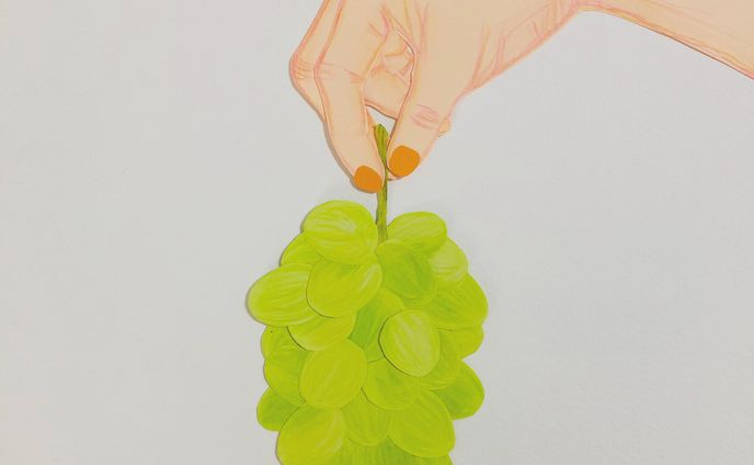 小説、切り絵