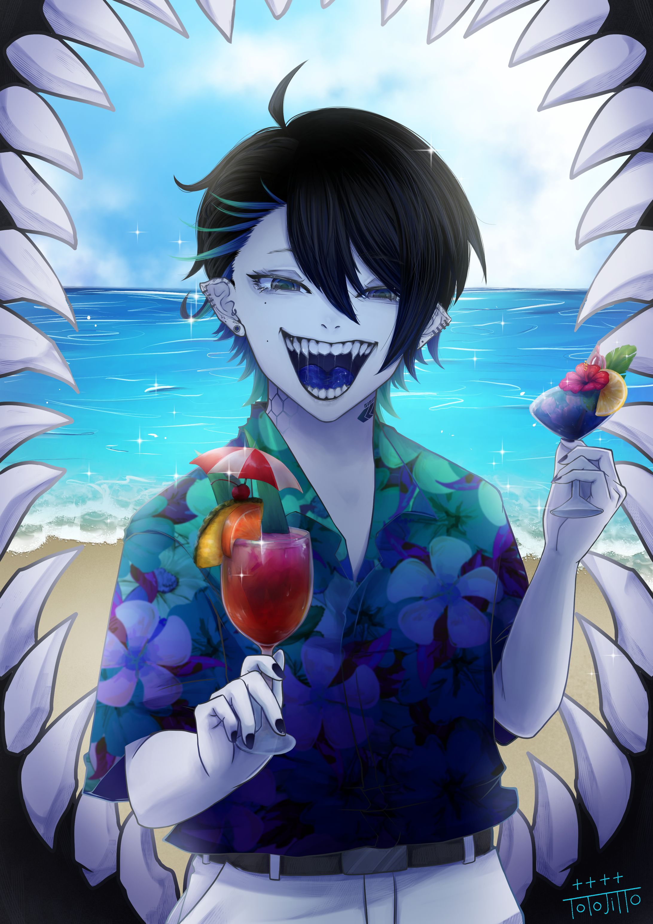 夏イラスト【オリジナル】-1
