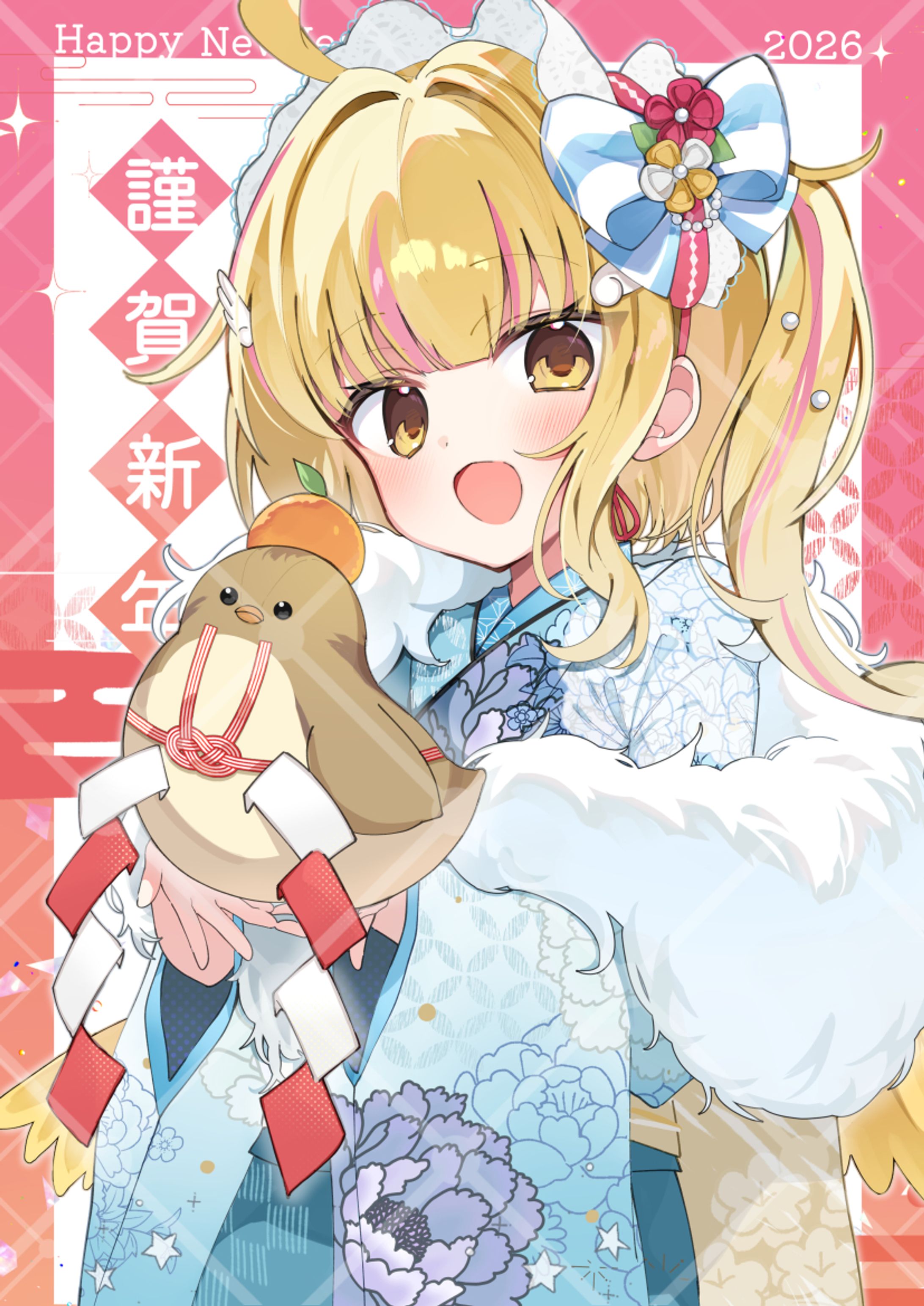 庭咲ぴよ様　正月記念イラスト-1