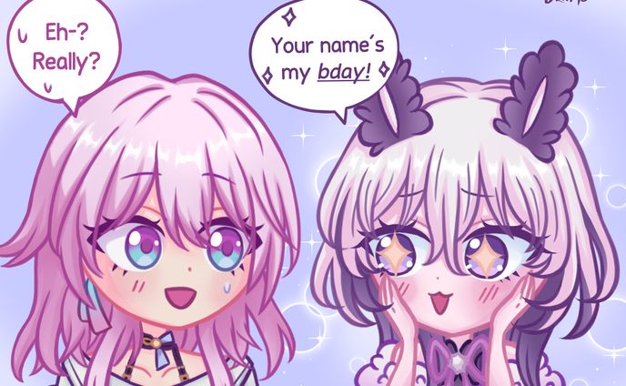 Honkai: Star Rail March 7th, Umiko's bday (chibis)